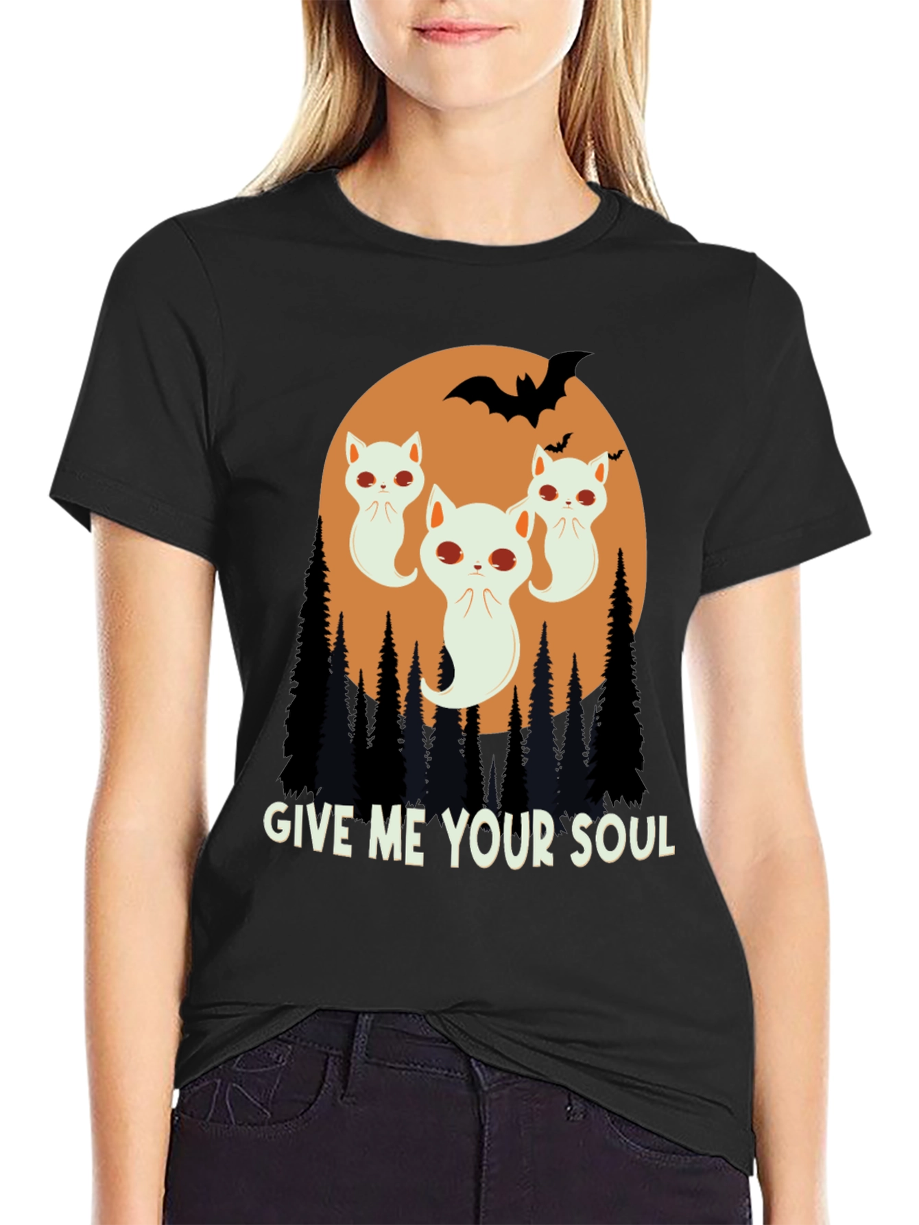Halloween Cats Soul T-Shirt