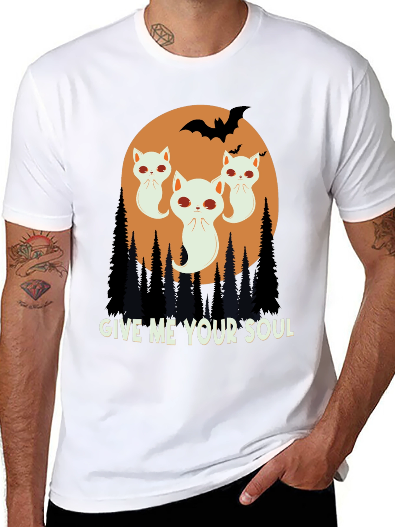 Halloween Cats Soul T-Shirt