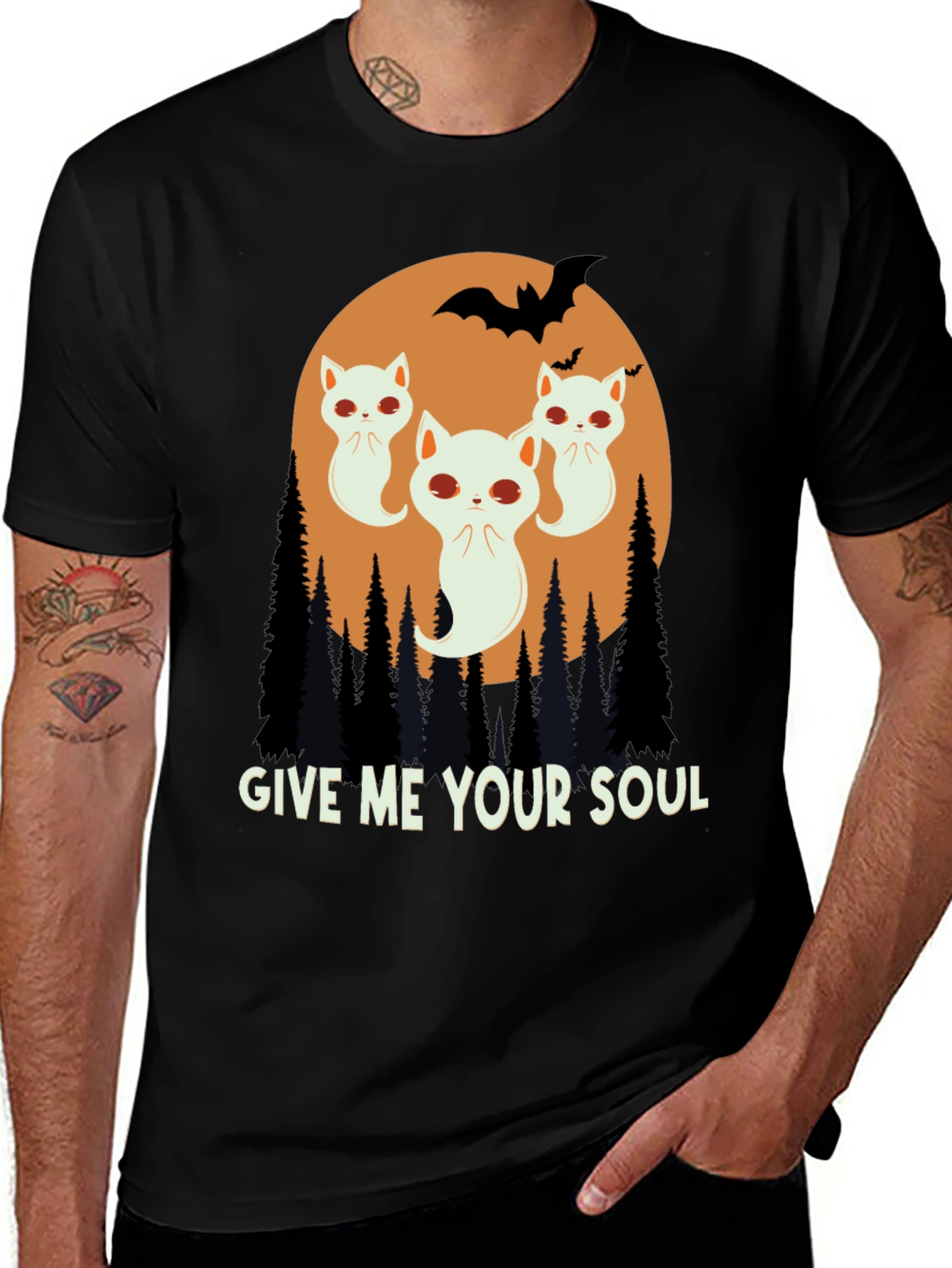 Halloween Cats Soul T-Shirt