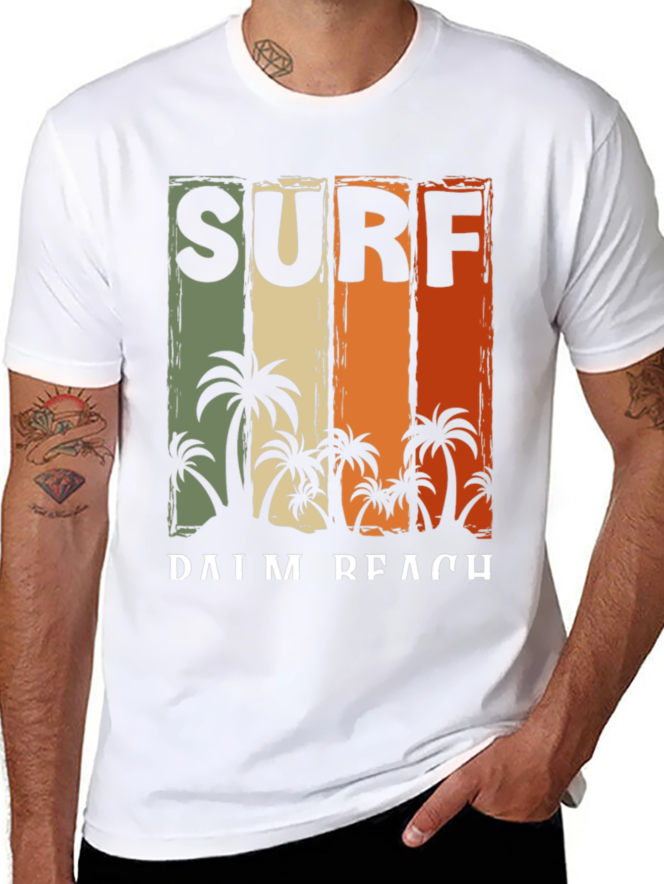 Surf Palm Beach Graphic Tee