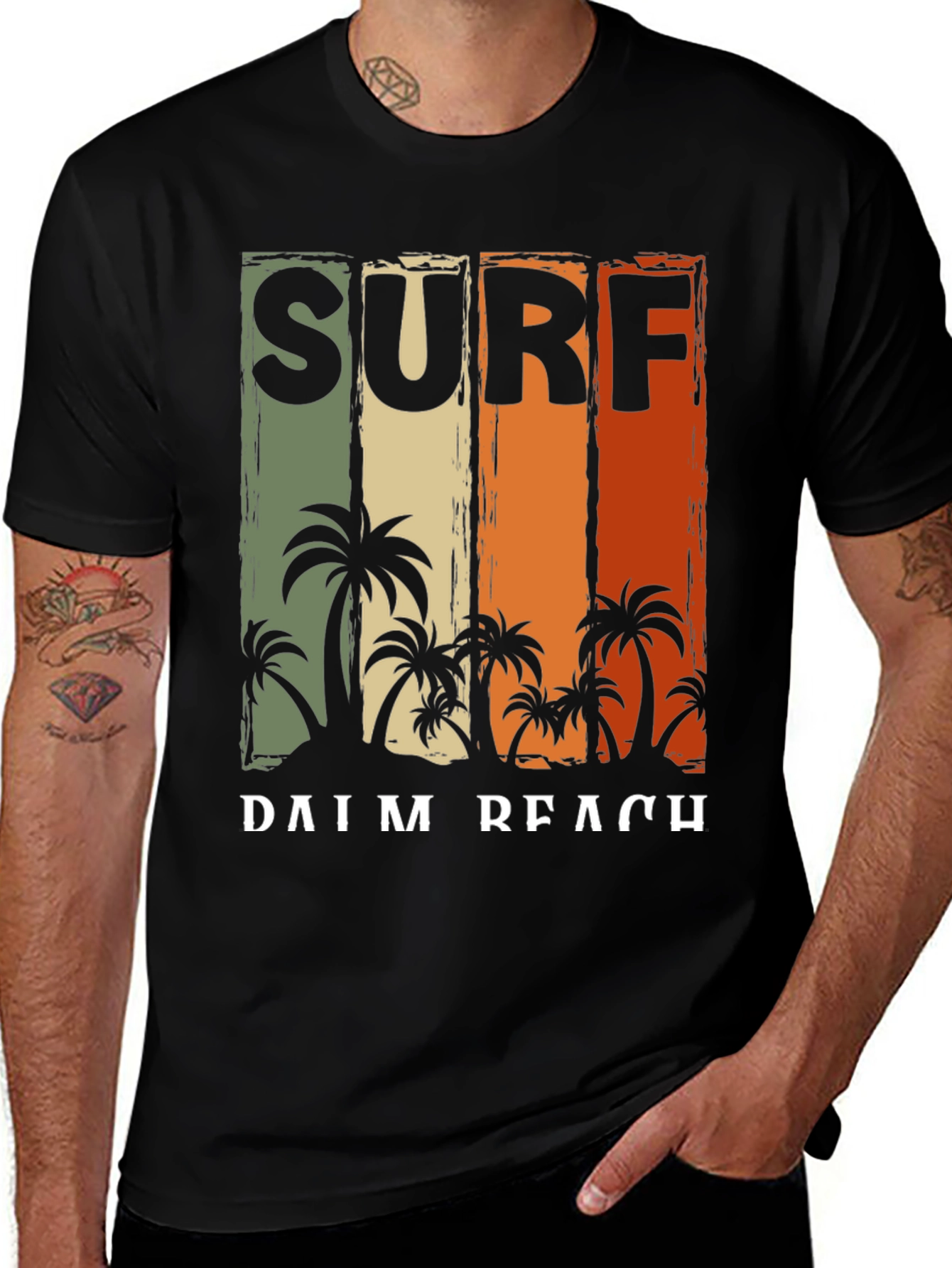 Surf Palm Beach Graphic Tee