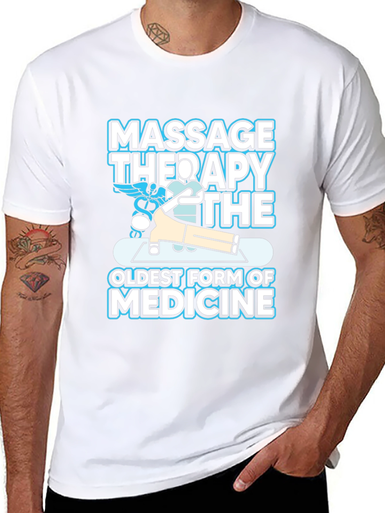 Massage Therapy Shirt - Oldest Form of Medicine
