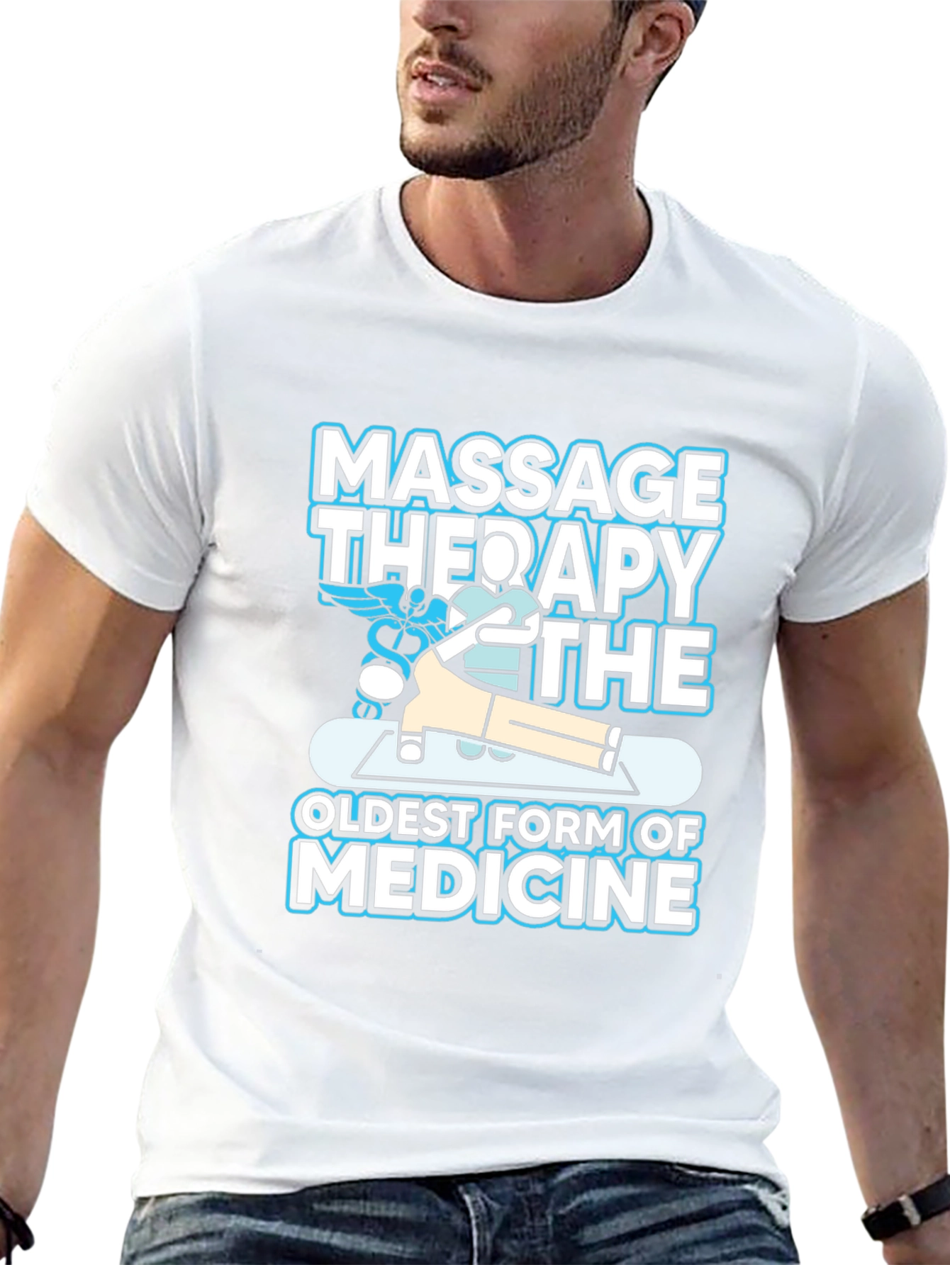 Massage Therapy Shirt - Oldest Form of Medicine