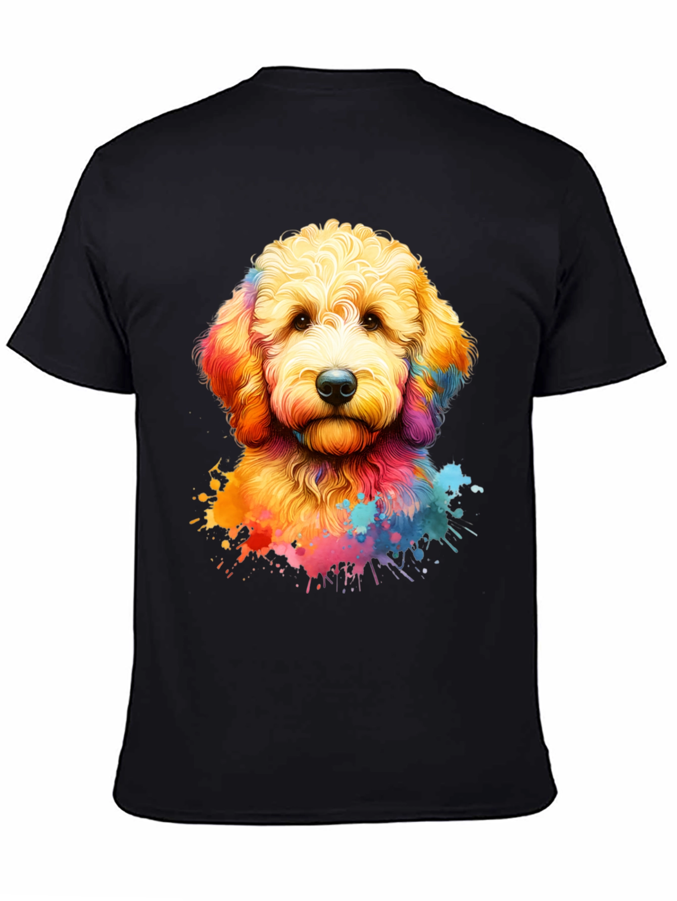 Colorful Dog Graphic Tee