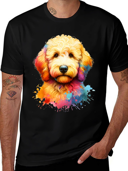 Colorful Dog Graphic Tee