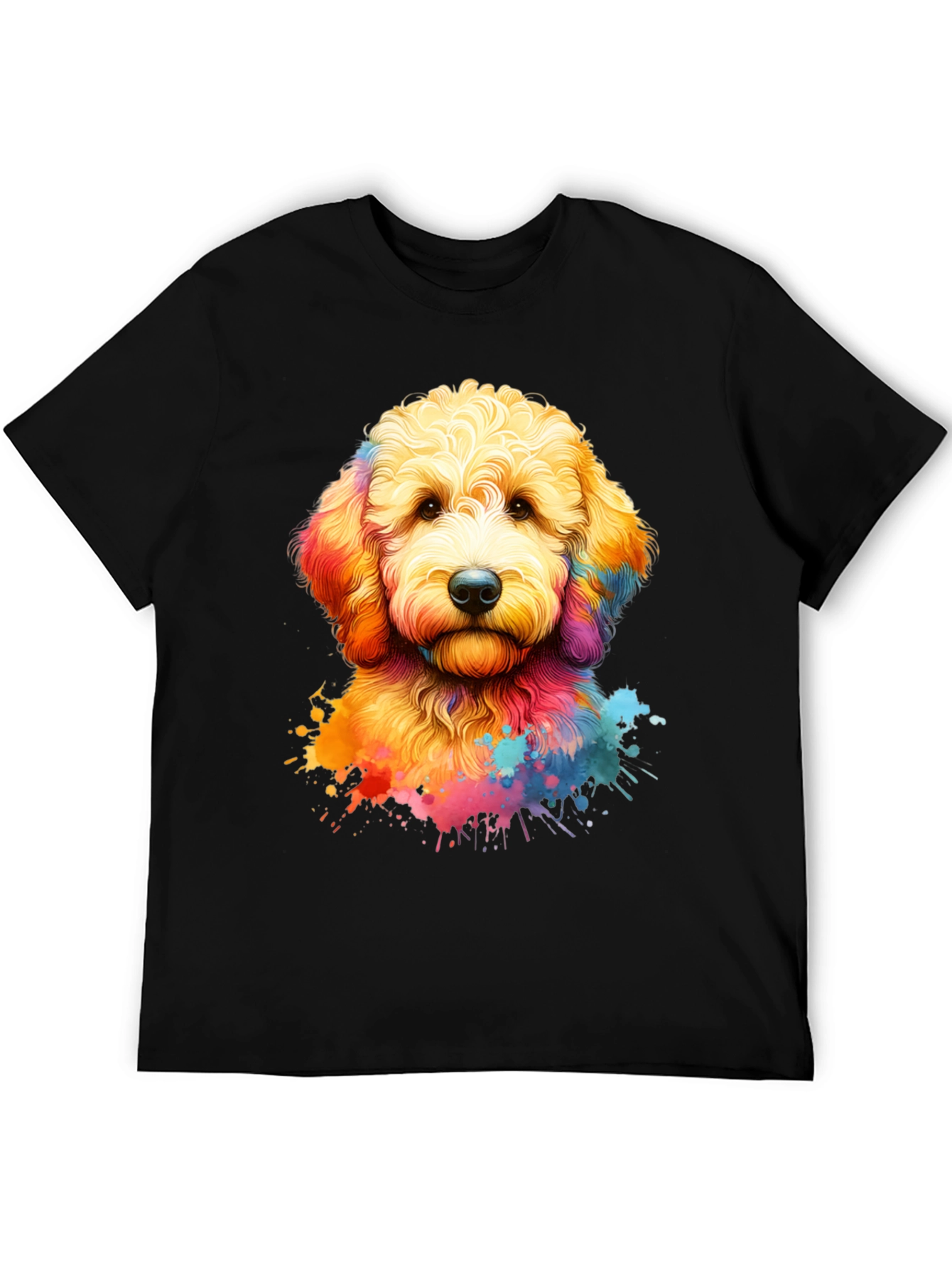 Colorful Dog Graphic Tee