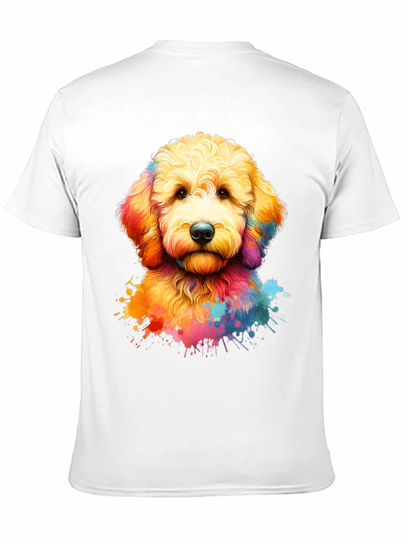 Colorful Dog Graphic Tee