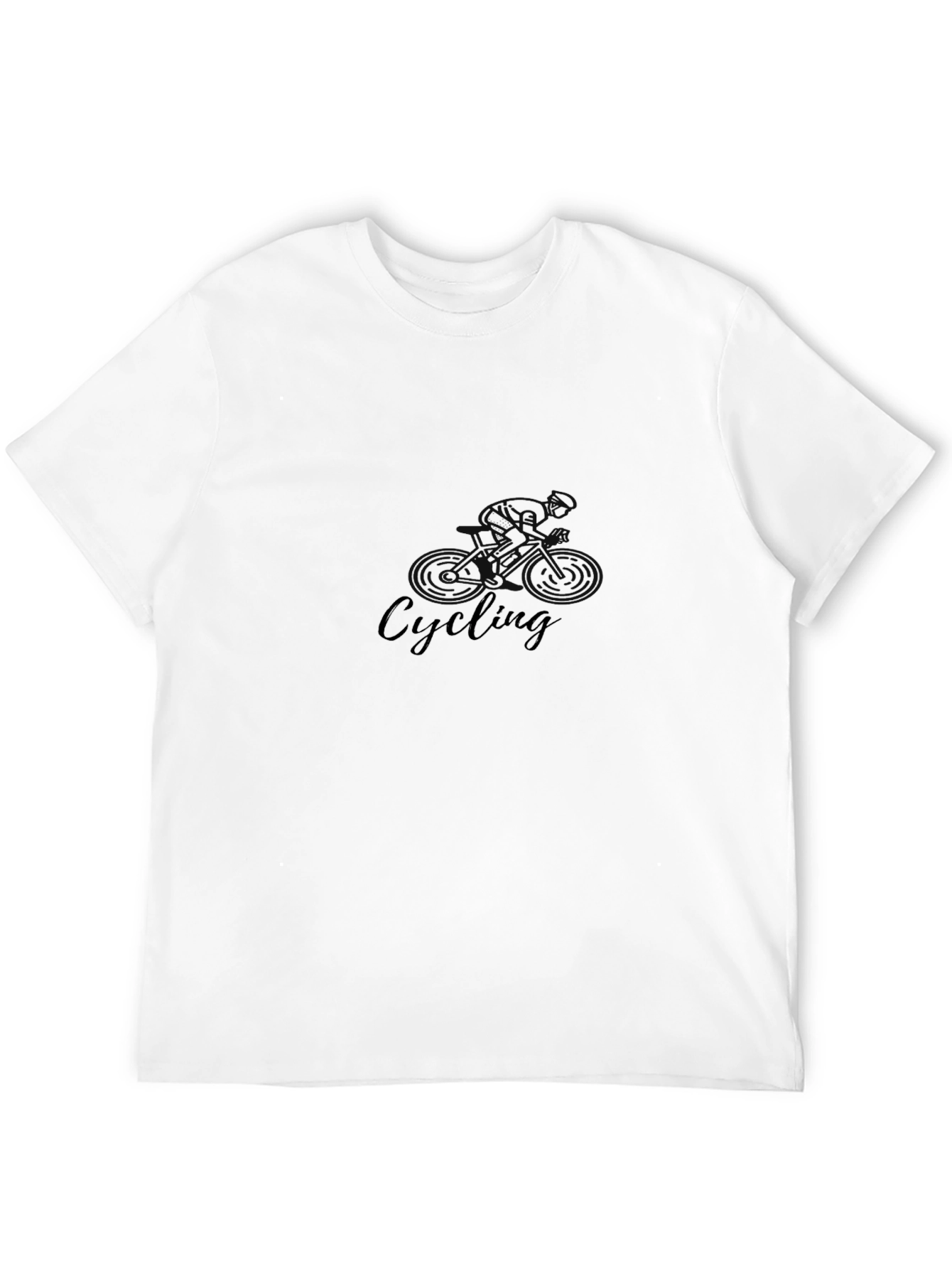 Cycling Graphic Tee - Black T-Shirt