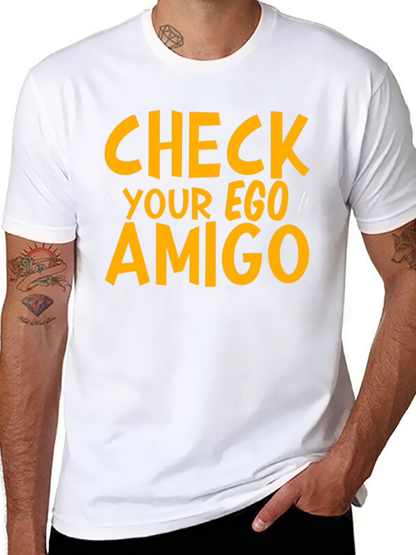 Check Your Ego Amigo Graphic Tee