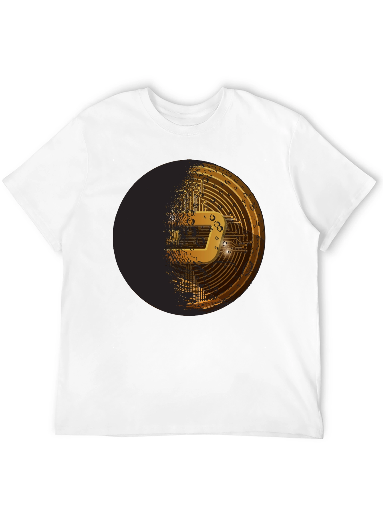 Dash Crypto Tee - Black Graphic T-Shirt