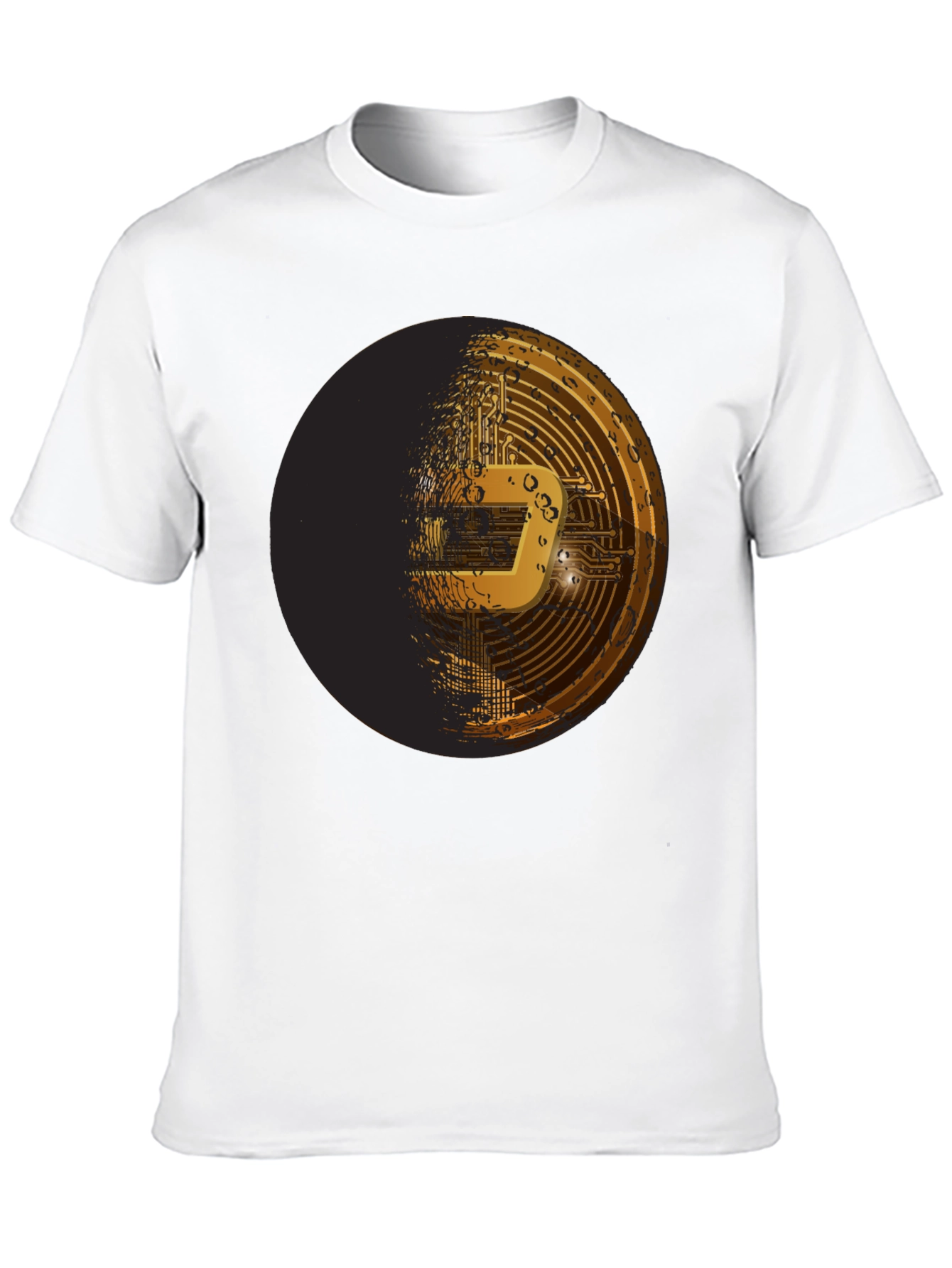 Dash Crypto Tee - Black Graphic T-Shirt