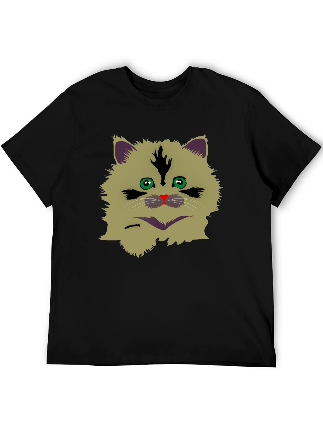 Funny Cat Graphic T-Shirt