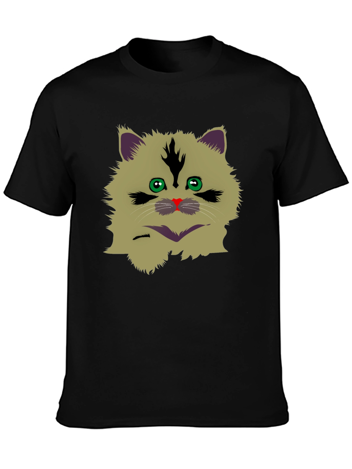 Funny Cat Graphic T-Shirt