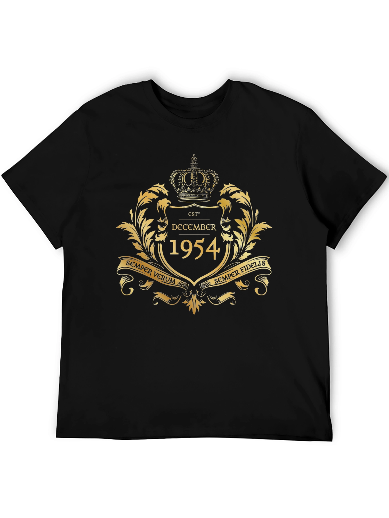 Est. December 1954 Golden Emblem T-Shirt