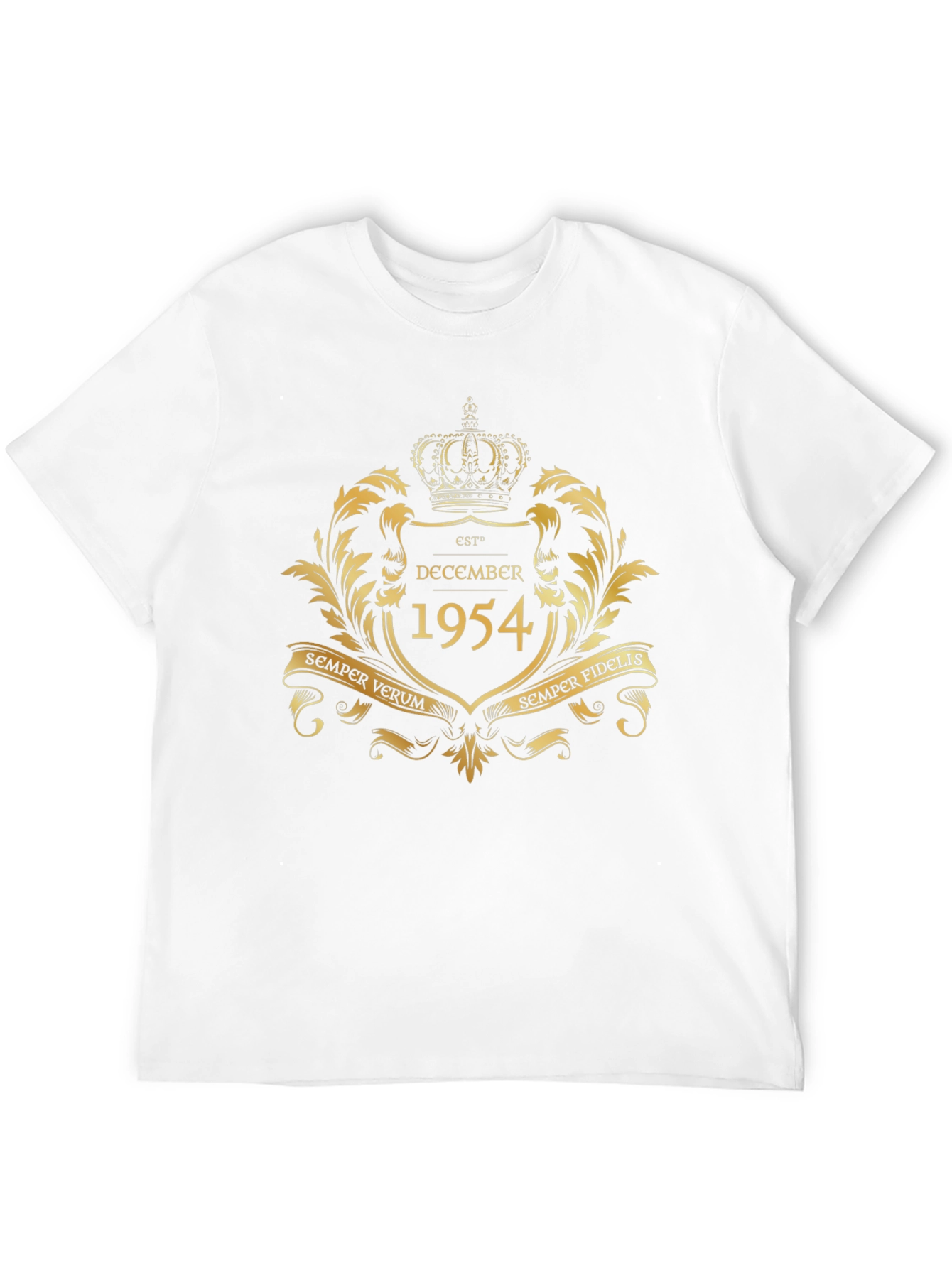 Est. December 1954 Golden Emblem T-Shirt