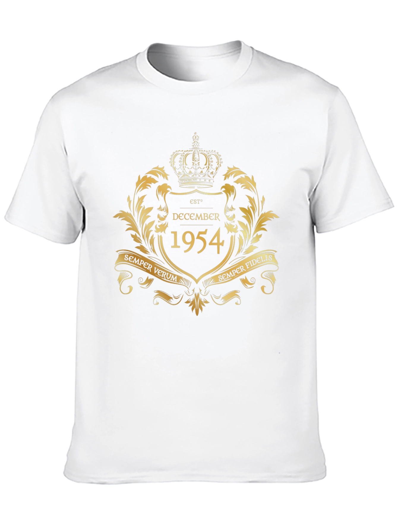 Est. December 1954 Golden Emblem T-Shirt