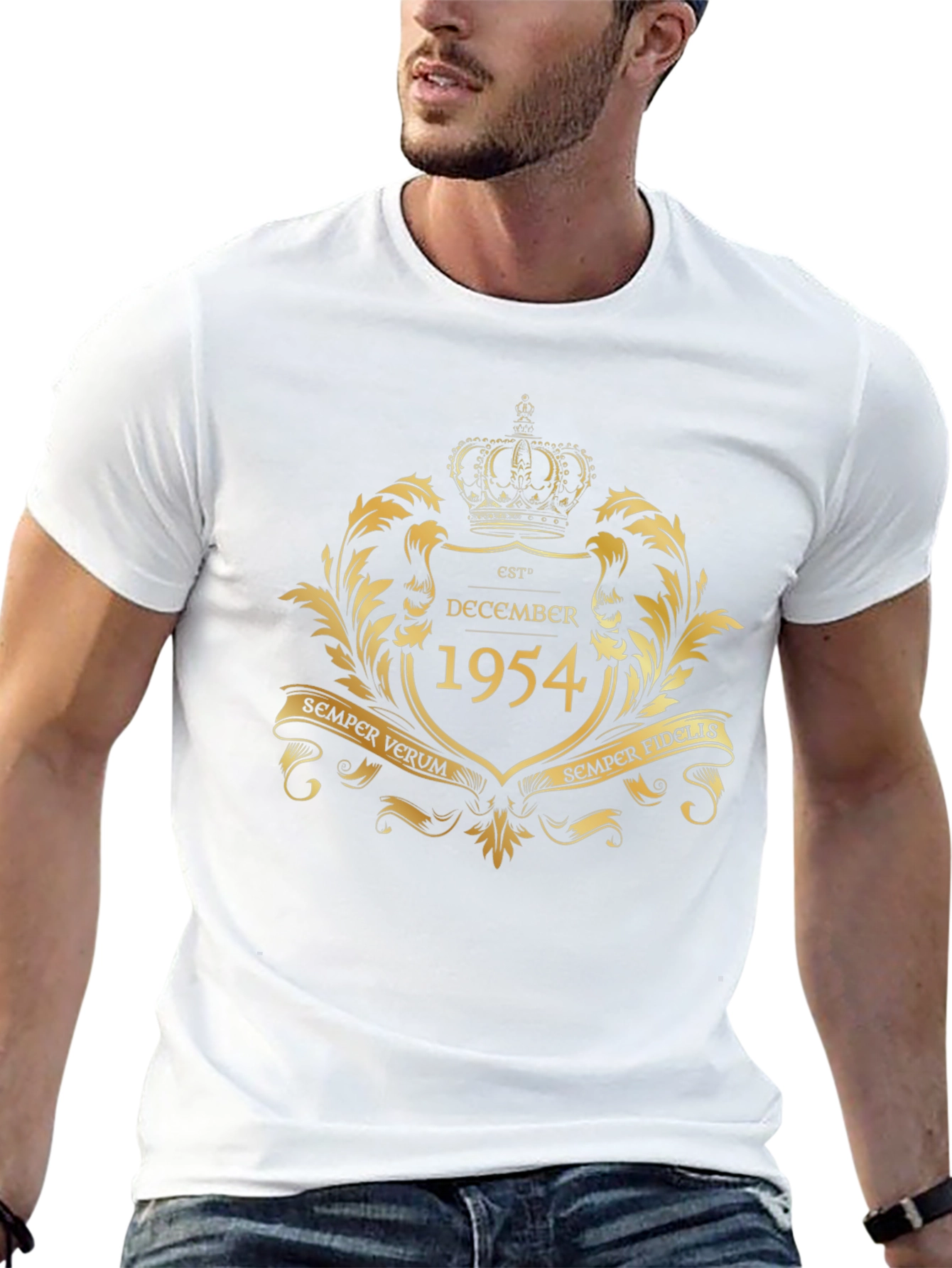 Est. December 1954 Golden Emblem T-Shirt