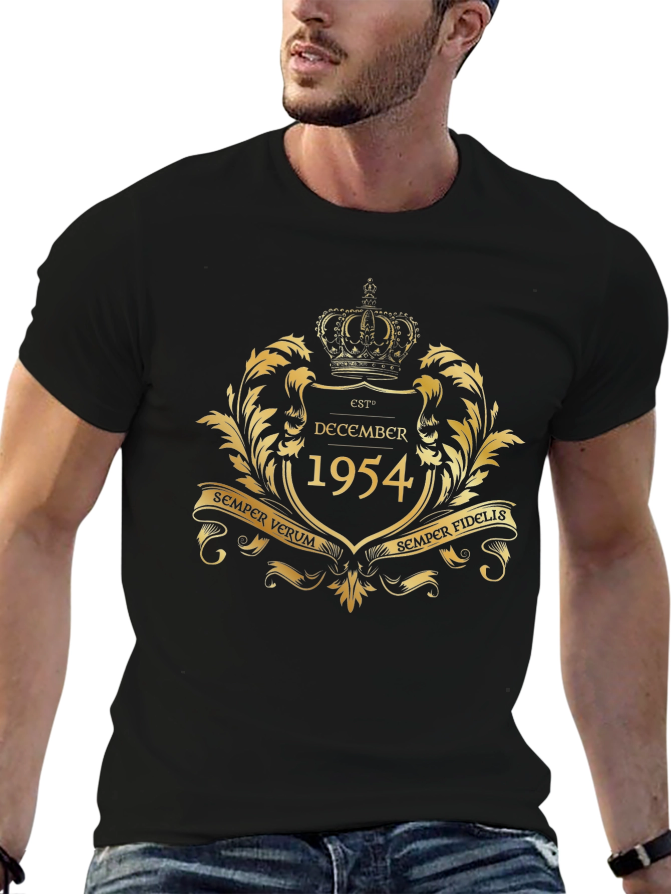 Est. December 1954 Golden Emblem T-Shirt