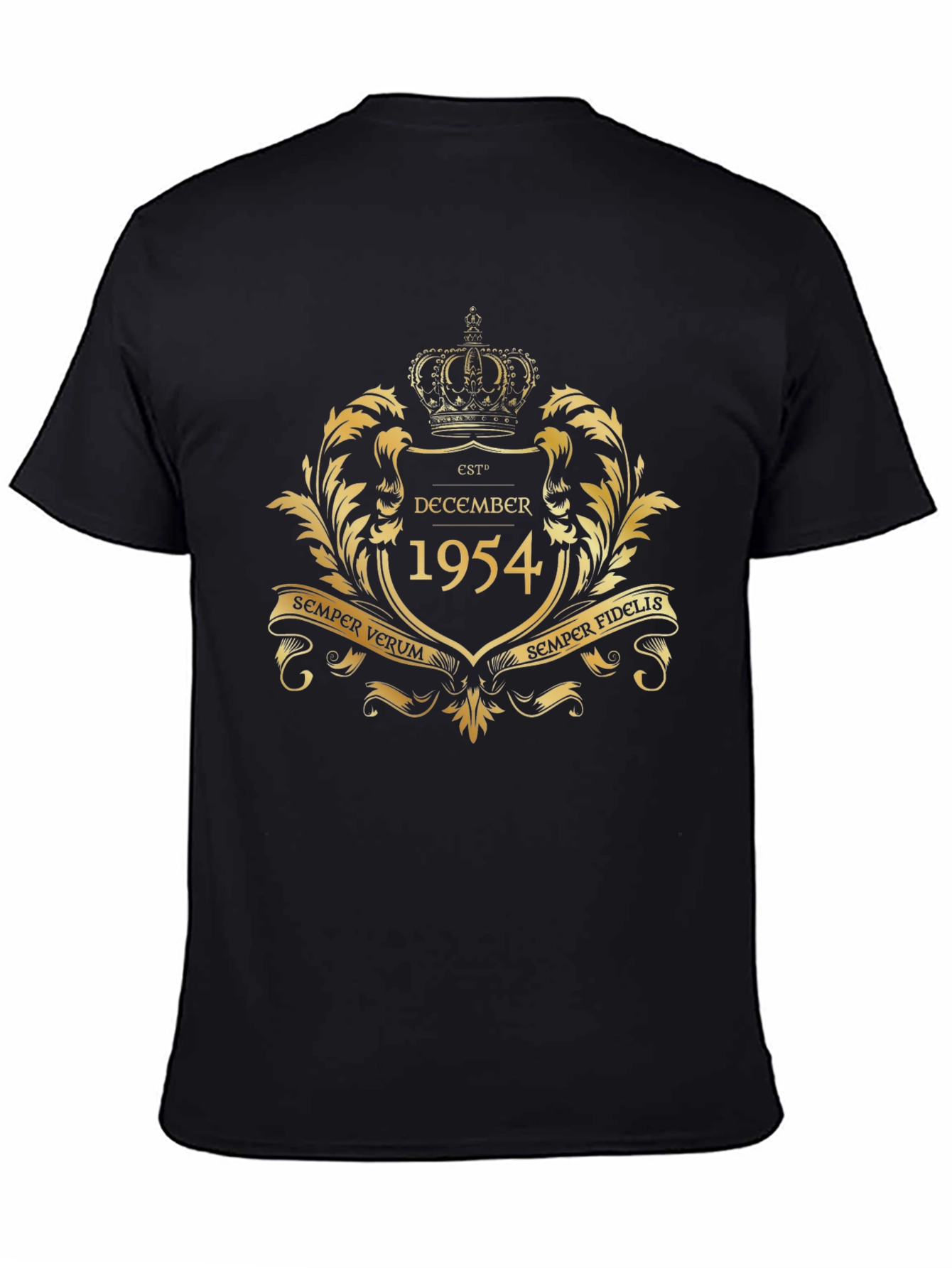 Est. December 1954 Golden Emblem T-Shirt