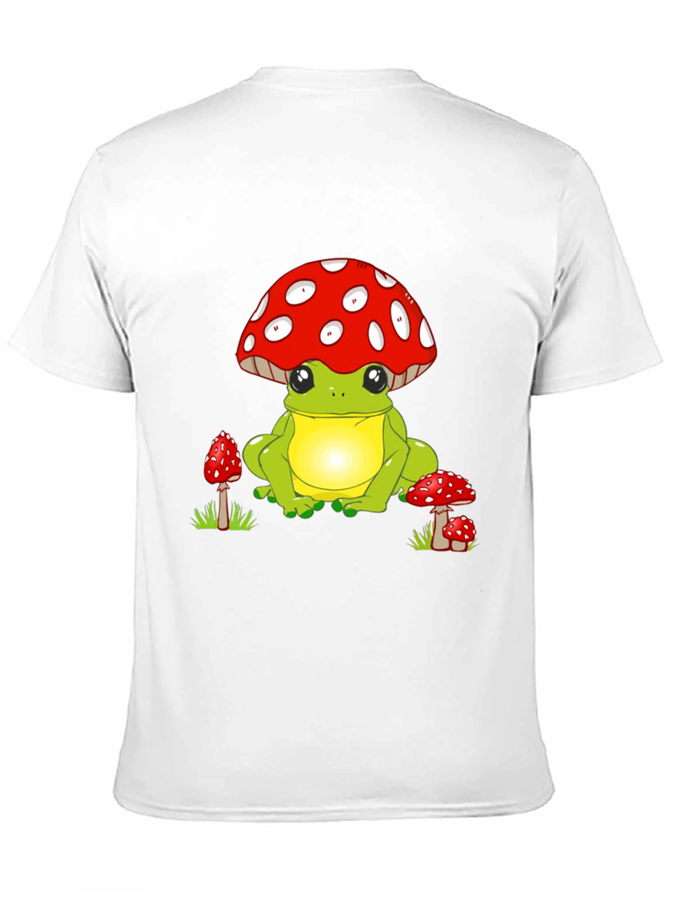 Frog with Mushroom Hat Graphic Tee