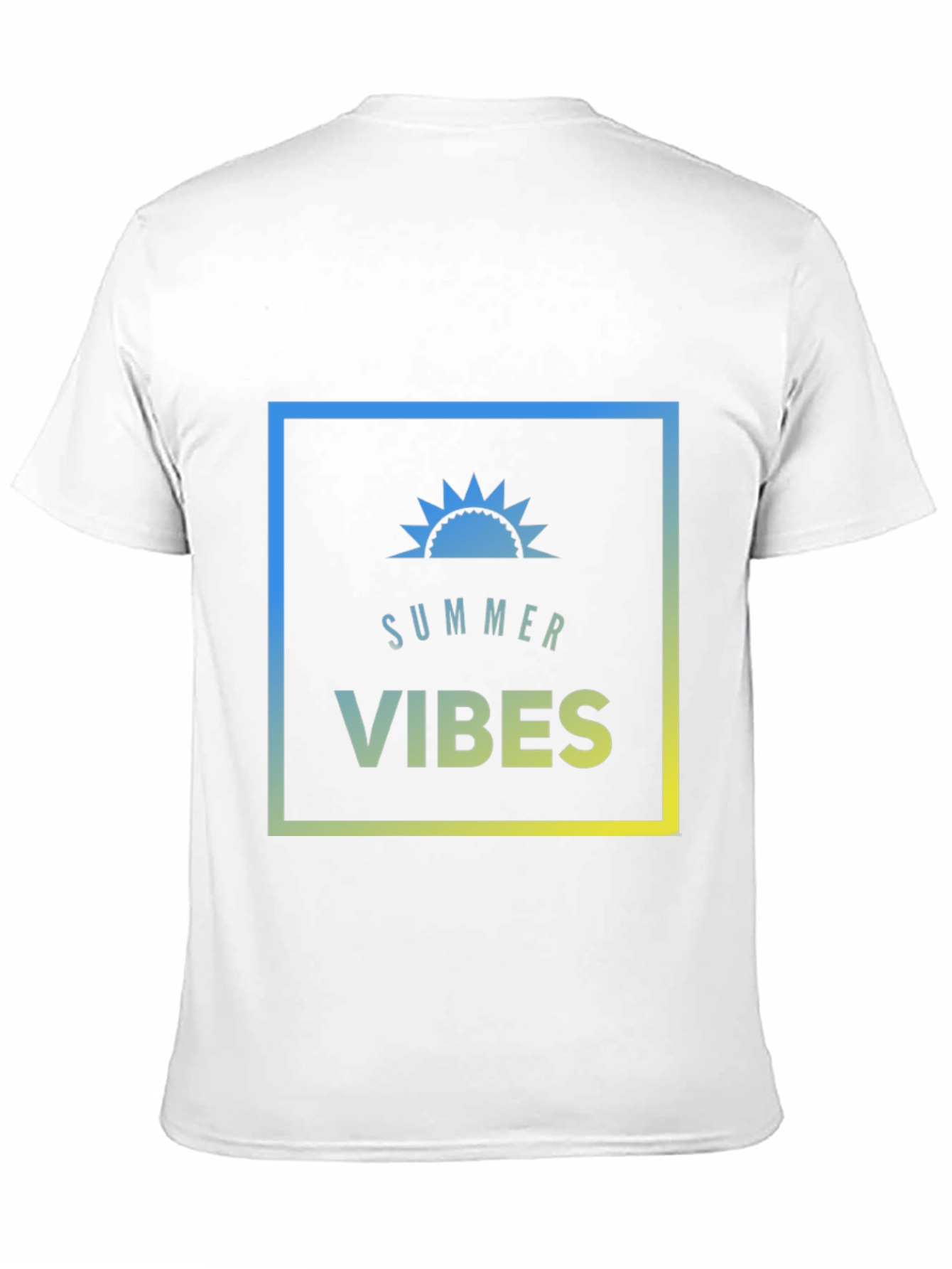 Summer Vibes Graphic Tee - Mens Black T-Shirt