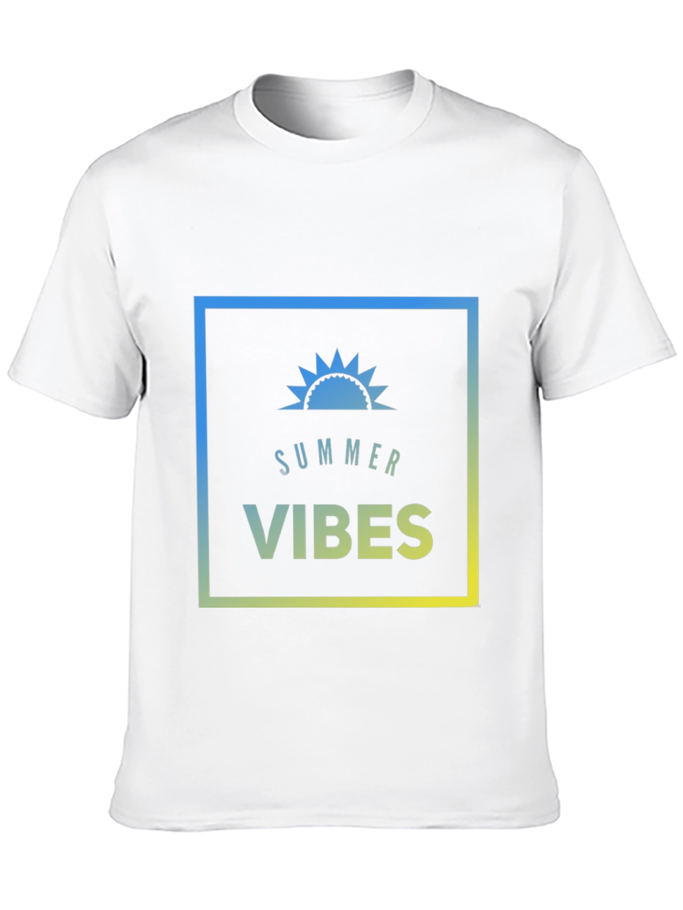Summer Vibes Graphic Tee - Mens Black T-Shirt