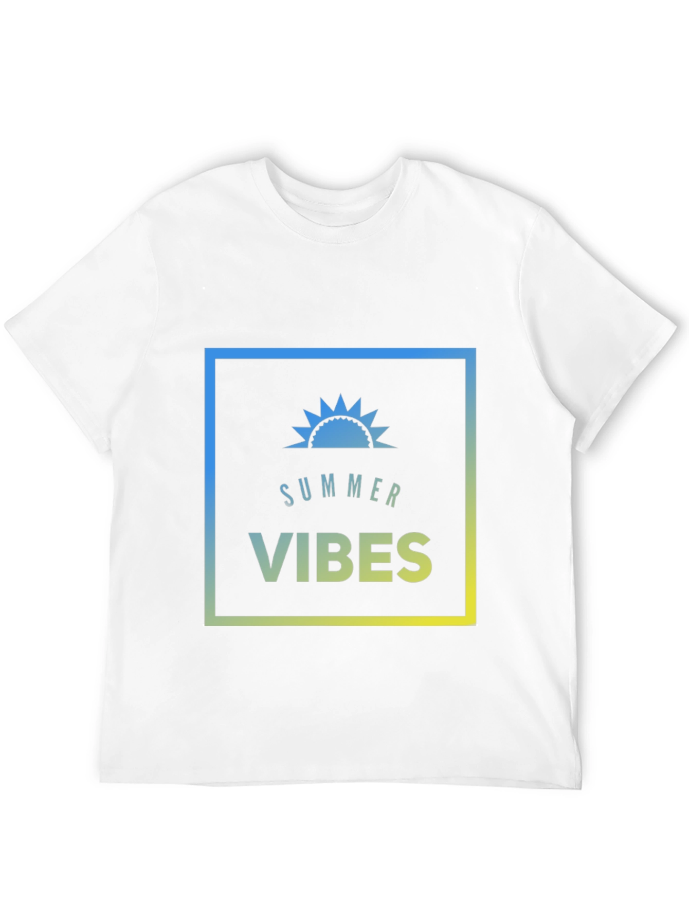 Summer Vibes Graphic Tee - Mens Black T-Shirt