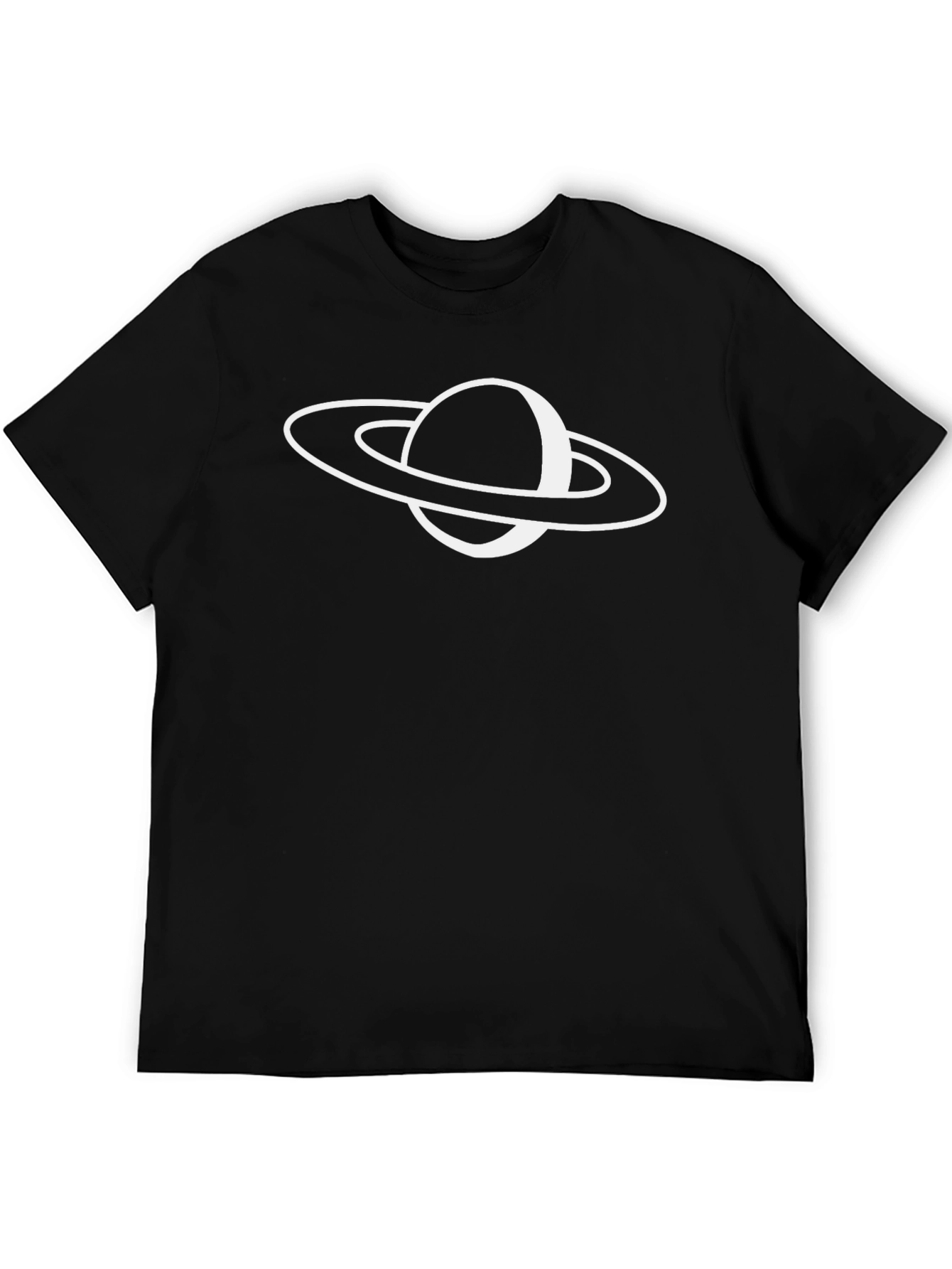 Saturn Graphic T-Shirt - Trendy Space Design