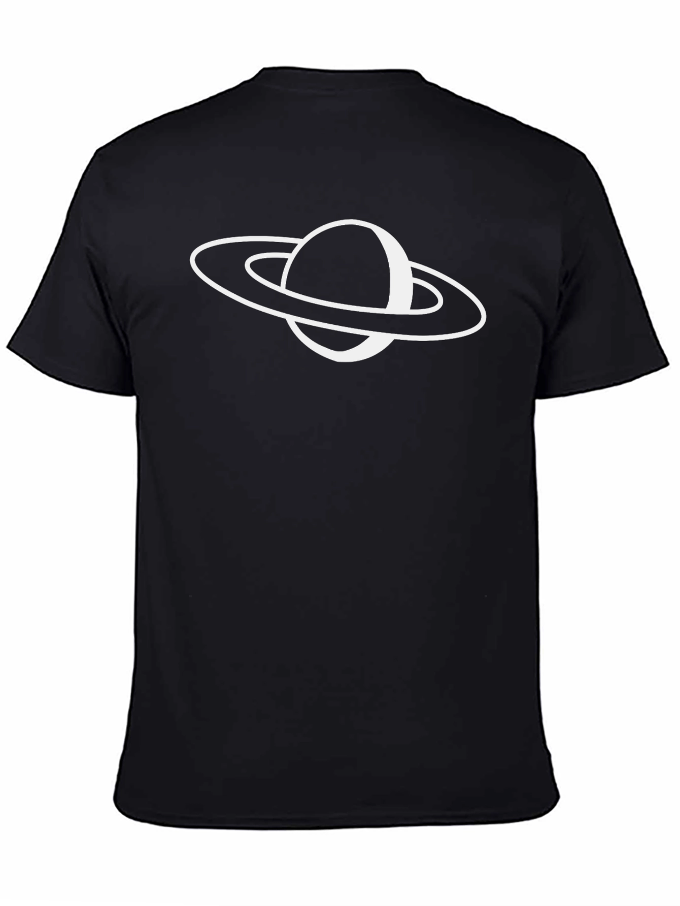 Saturn Graphic T-Shirt - Trendy Space Design