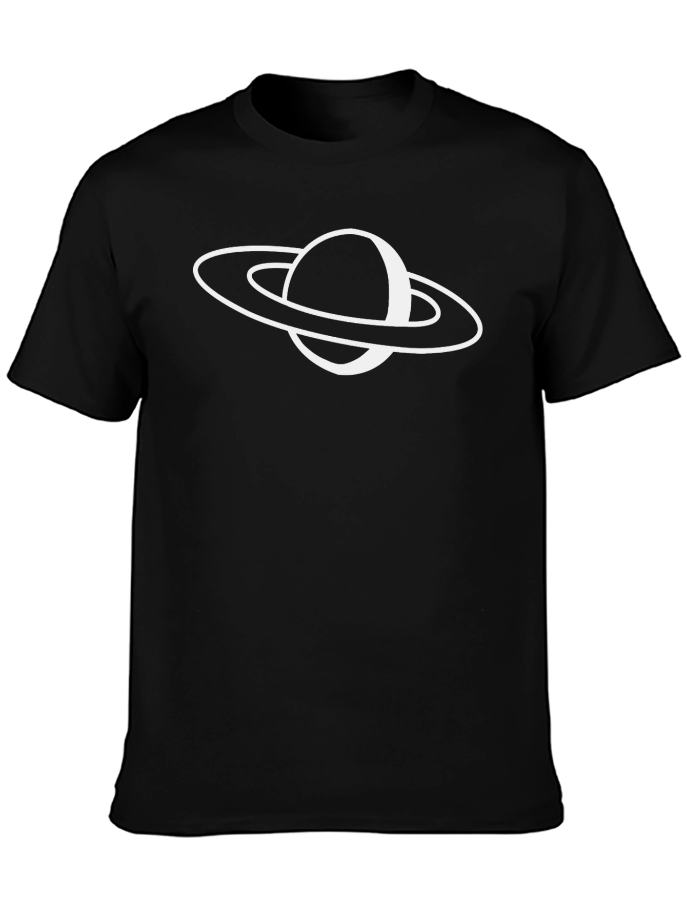 Saturn Graphic T-Shirt - Trendy Space Design