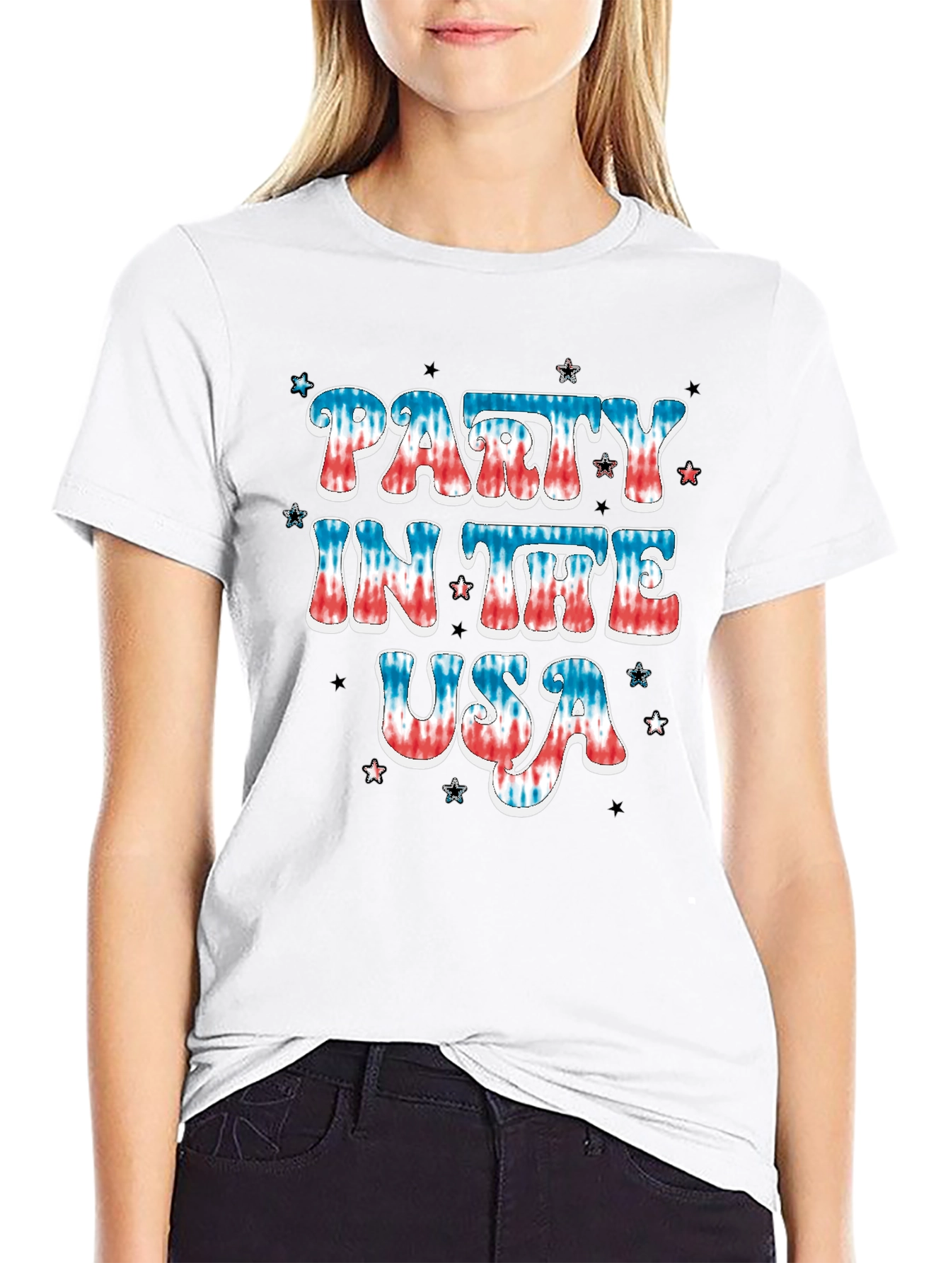 Party In The USA Patriotic Graphic T-Shirt