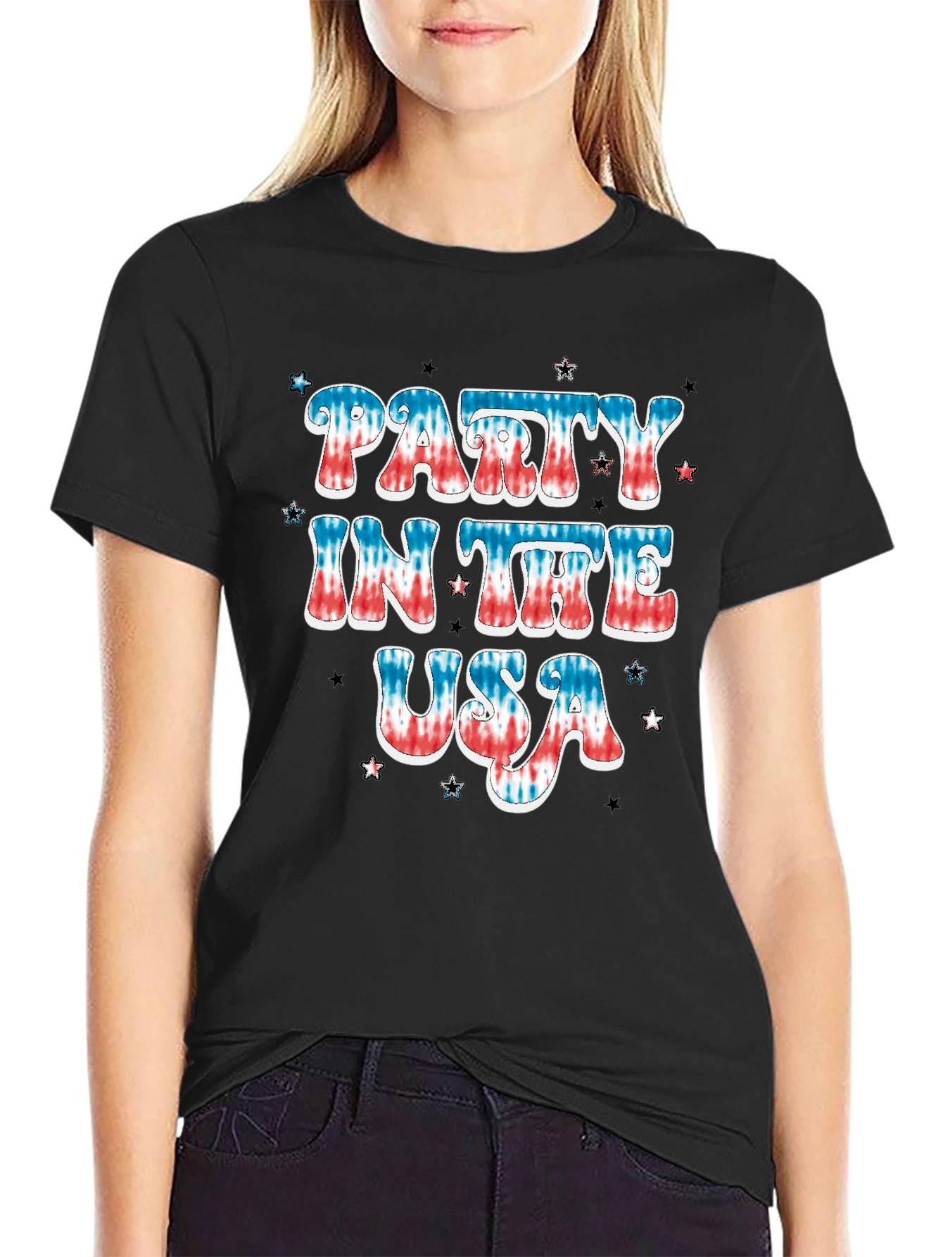 Party In The USA Patriotic Graphic T-Shirt