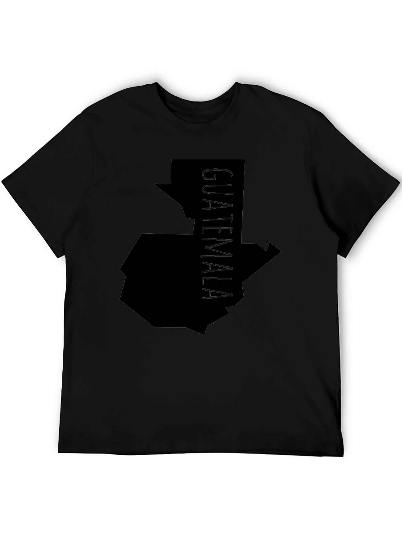 Guatemala Map Graphic Tee - Black Unisex Shirt