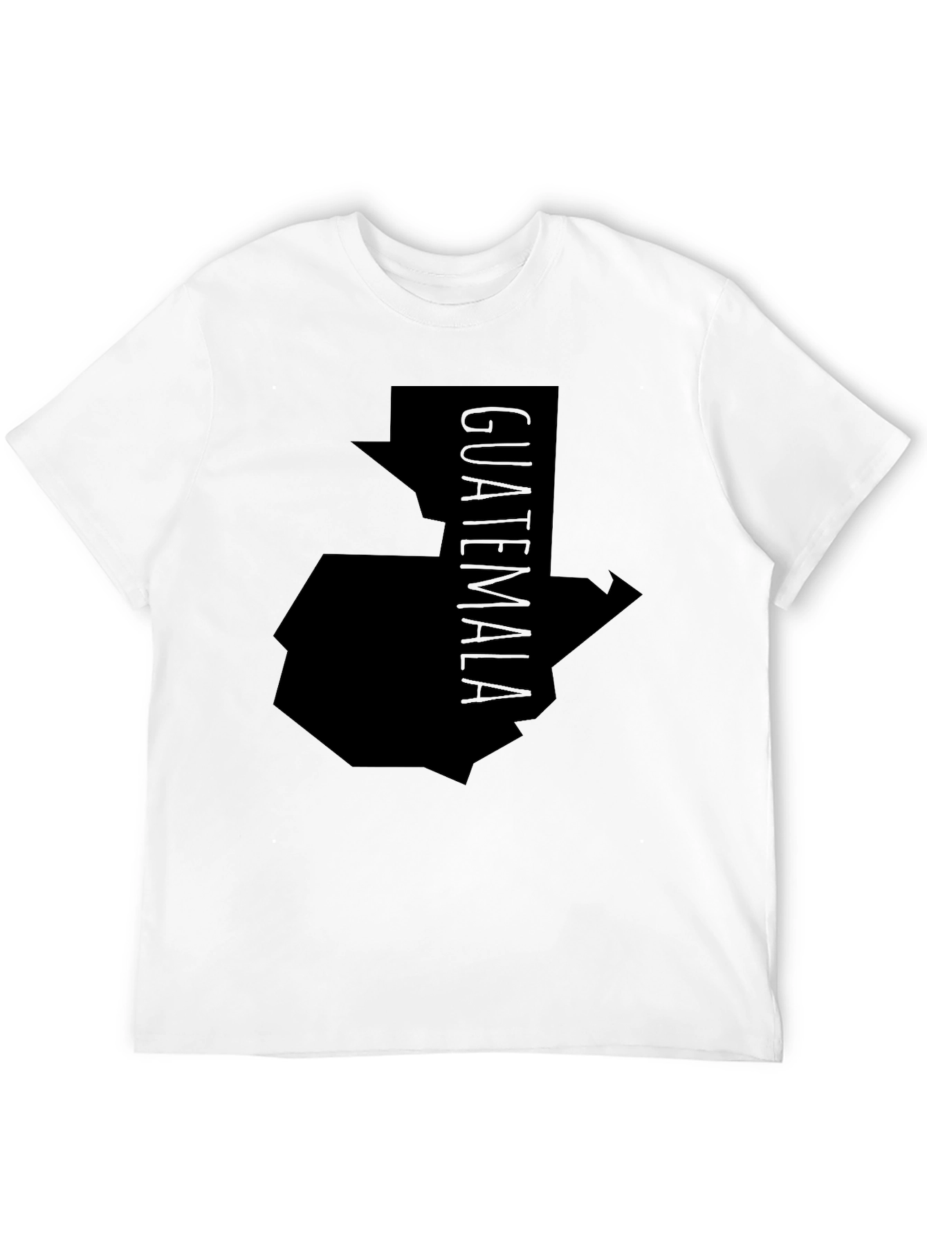 Guatemala Map Graphic Tee - Black Unisex Shirt