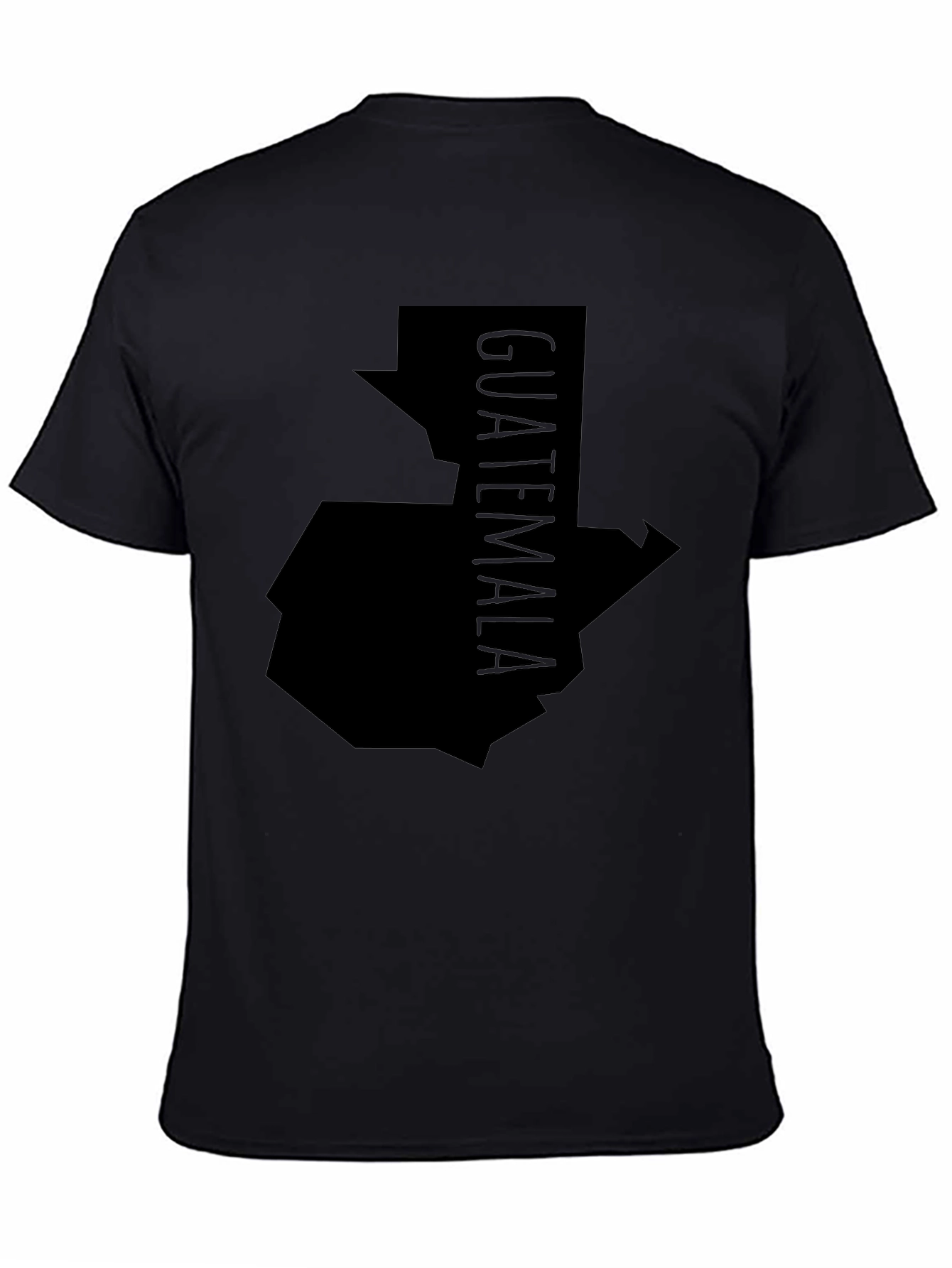 Guatemala Map Graphic Tee - Black Unisex Shirt