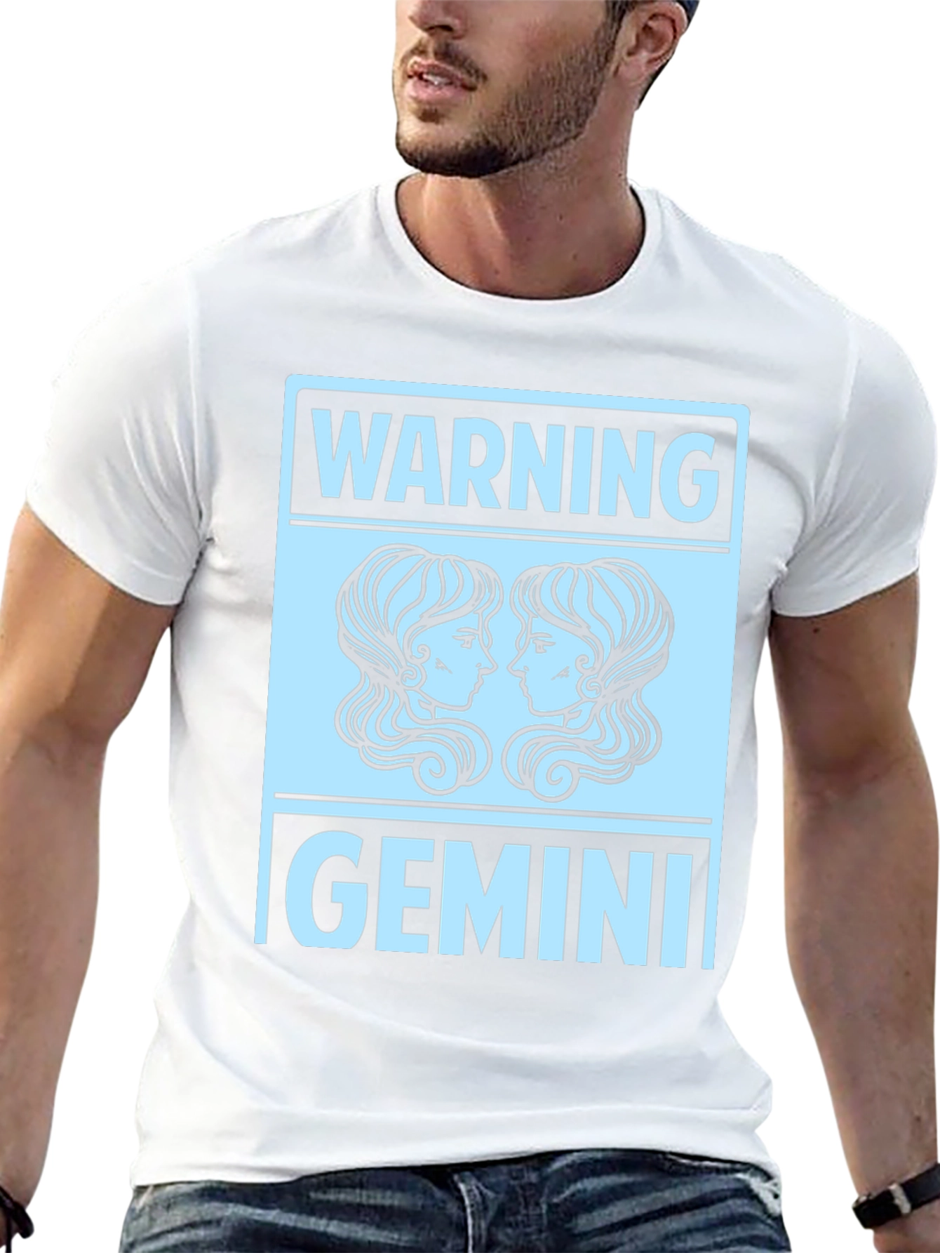 Gemini Zodiac Sign Warning T-Shirt