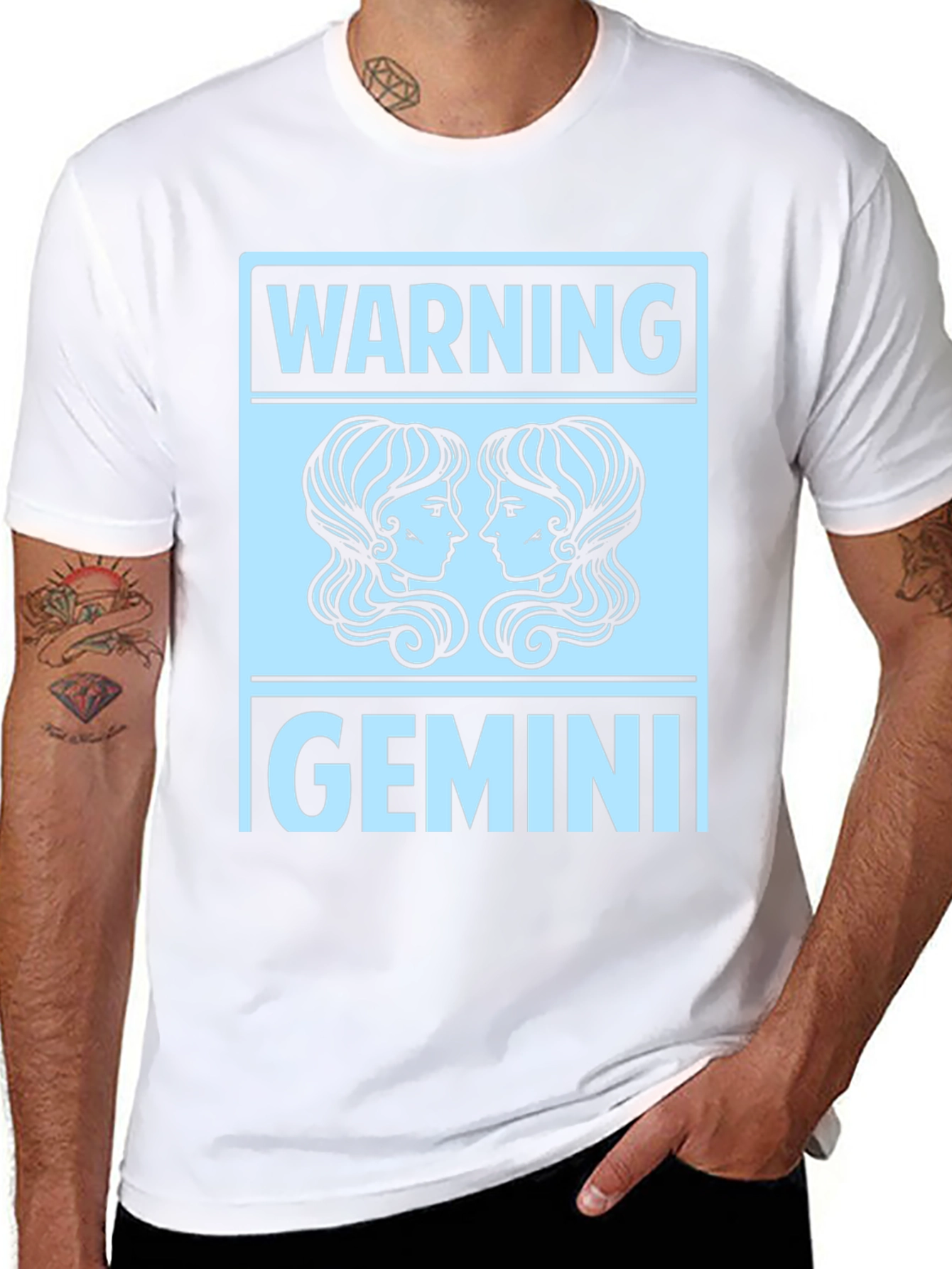 Gemini Zodiac Sign Warning T-Shirt