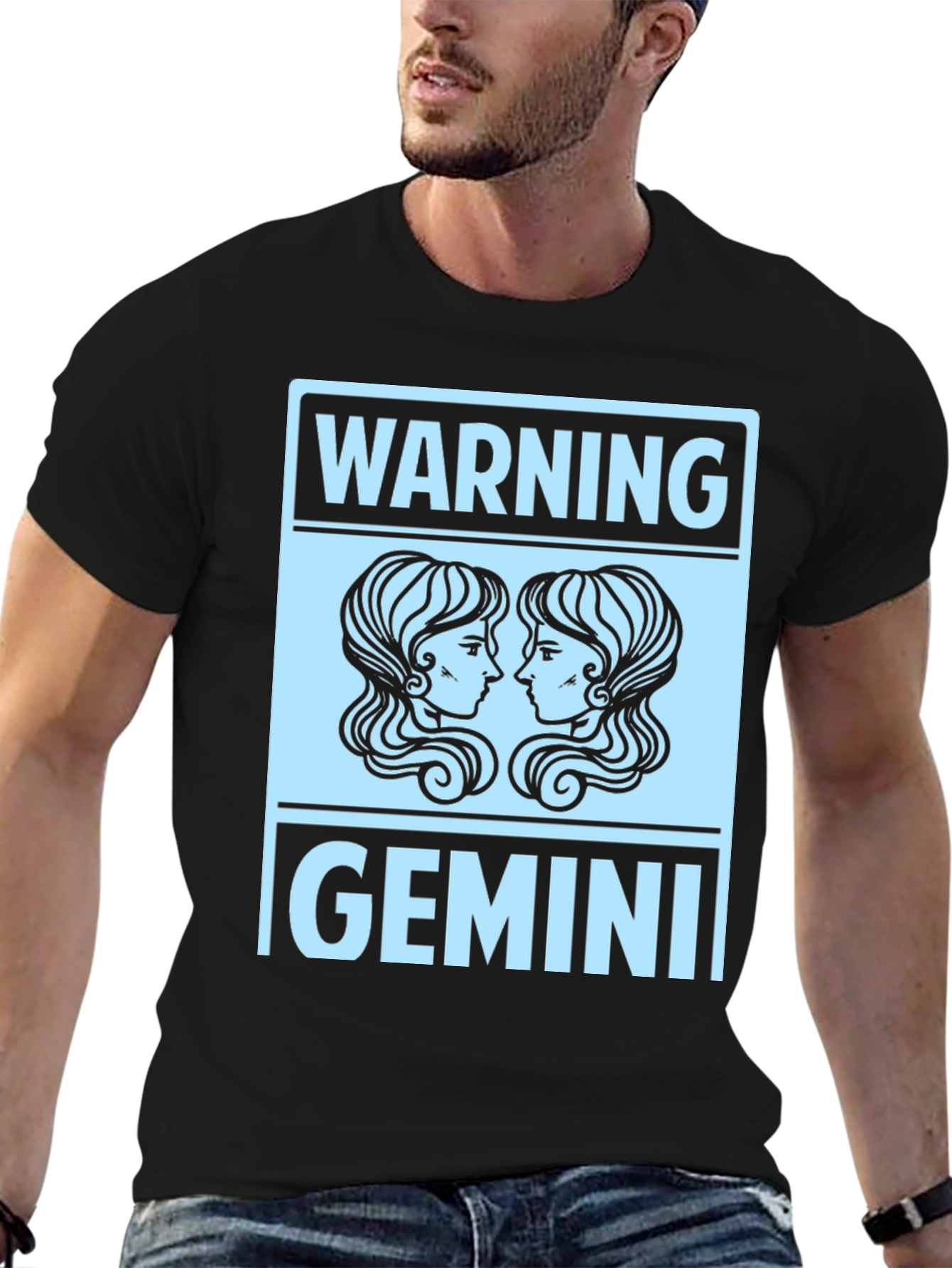 Gemini Zodiac Sign Warning T-Shirt