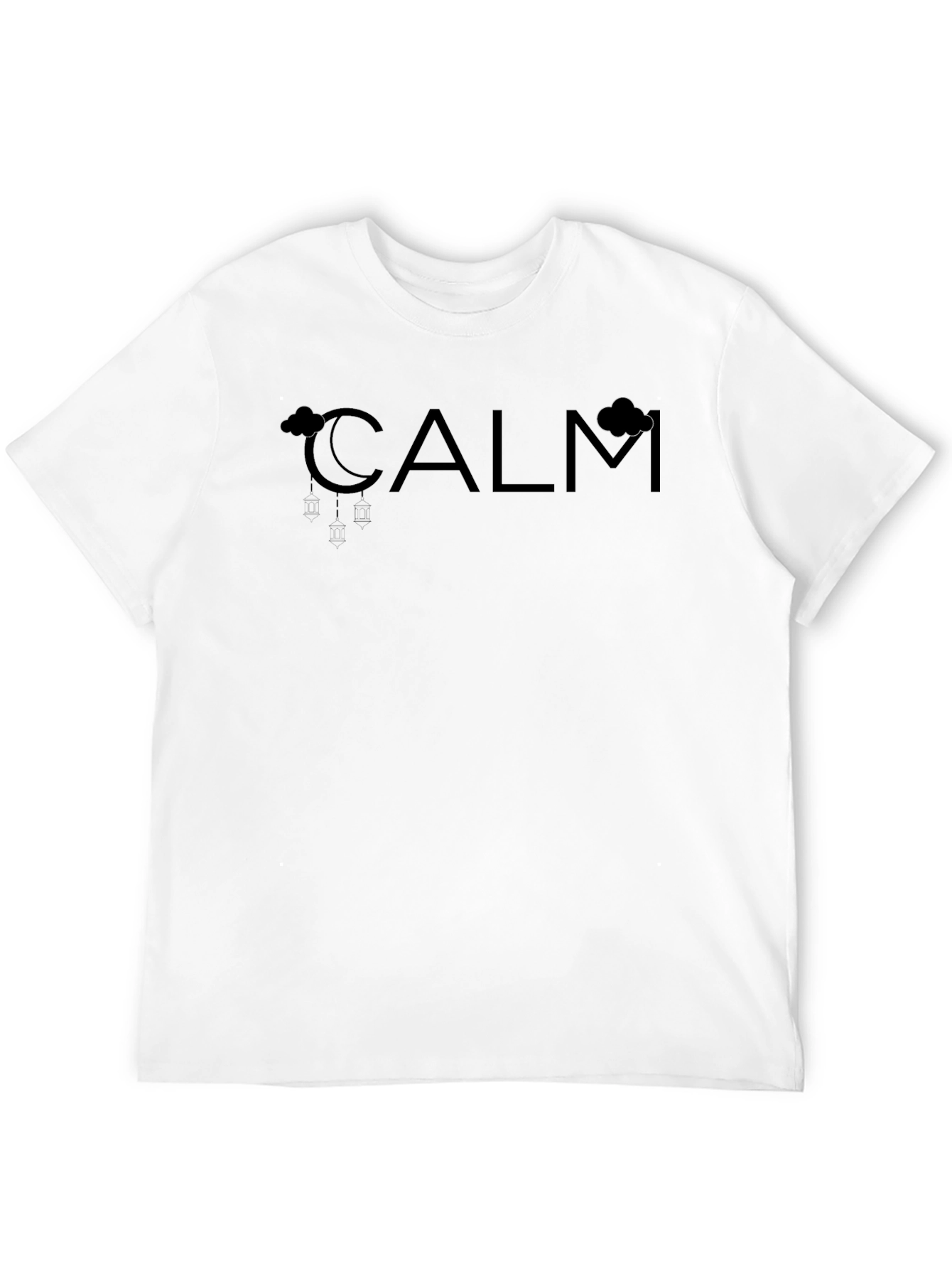 Calm Mood Black Graphic T-Shirt