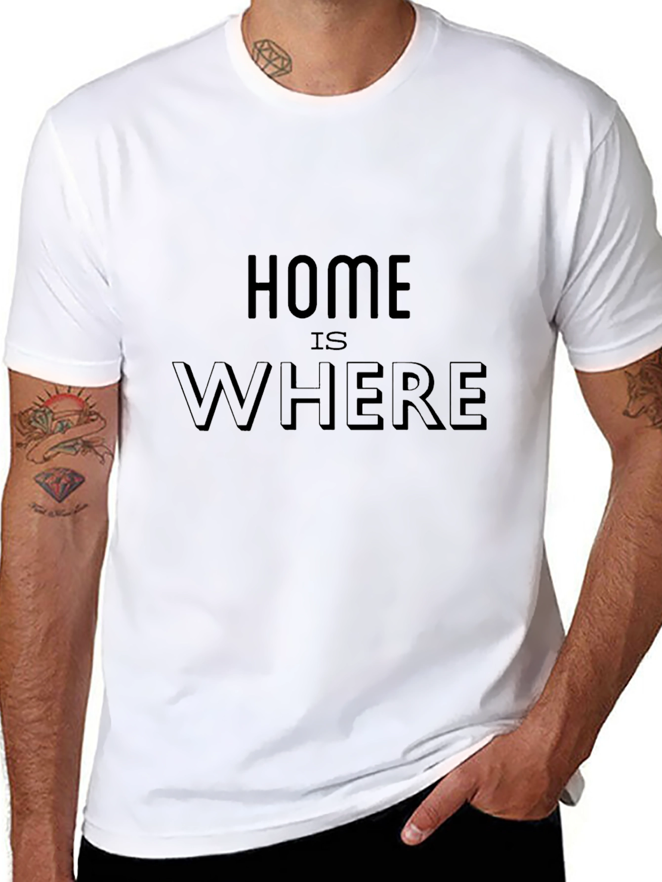 Home Is Where T-Shirt - Soft Cotton Blend
