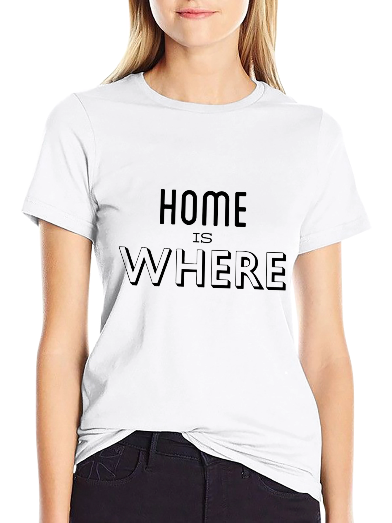Home Is Where T-Shirt - Soft Cotton Blend