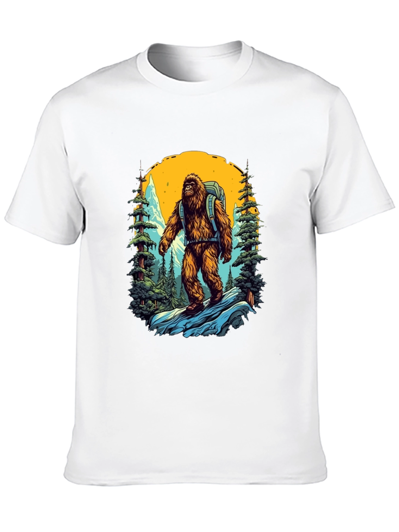 Bigfoot Hiker Graphic Tee - Adventure Awaits