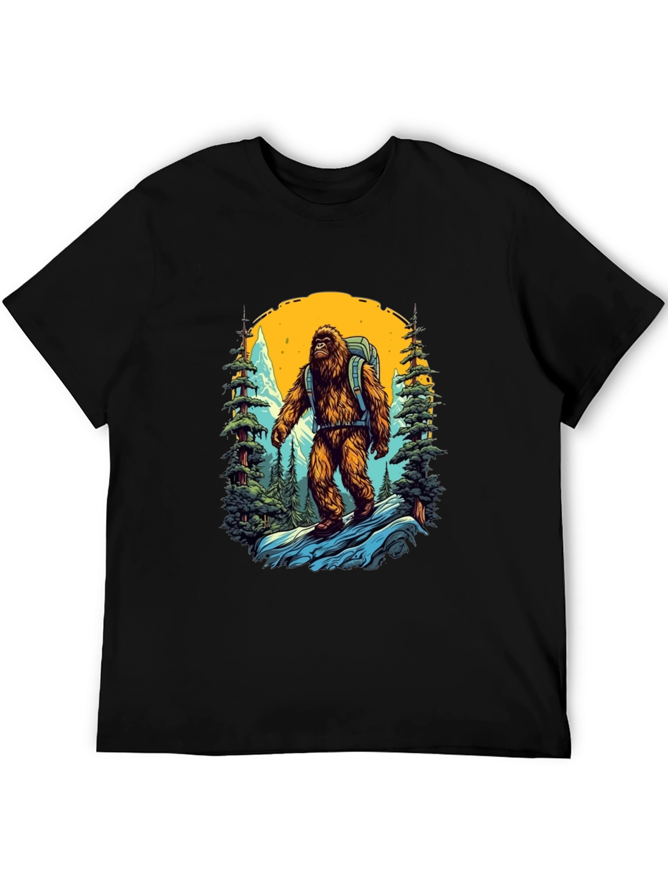 Bigfoot Hiker Graphic Tee - Adventure Awaits