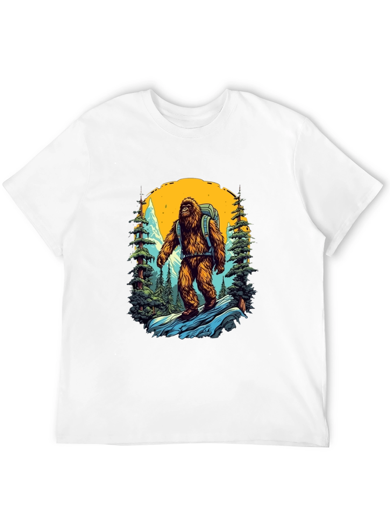 Bigfoot Hiker Graphic Tee - Adventure Awaits