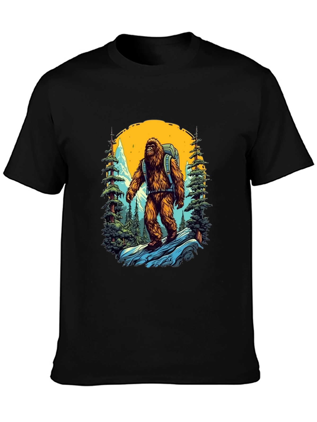 Bigfoot Hiker Graphic Tee - Adventure Awaits