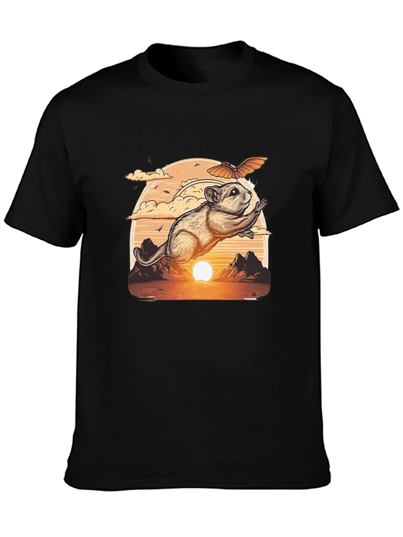 Flying Squirrel Sunset T-Shirt