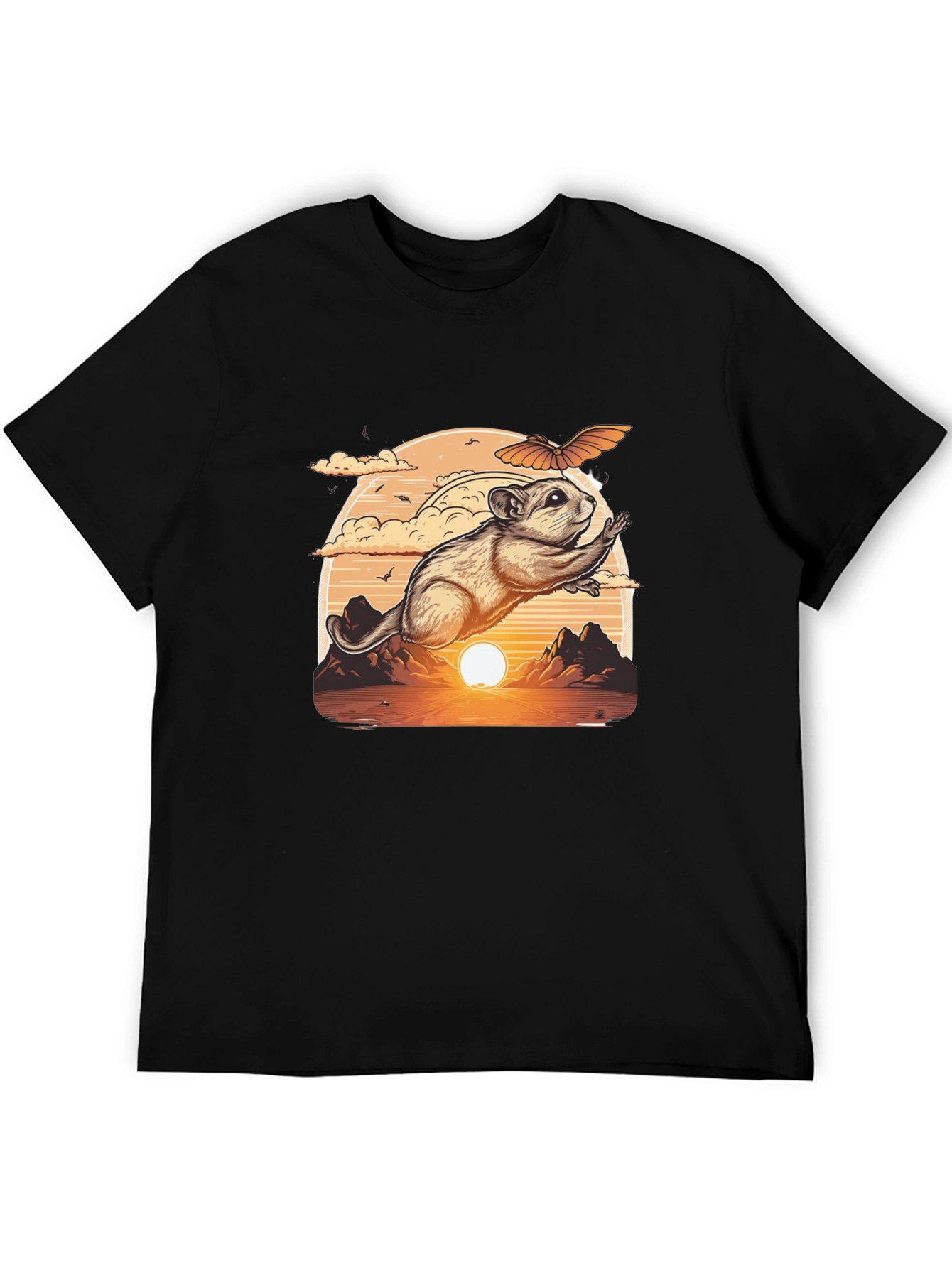 Flying Squirrel Sunset T-Shirt