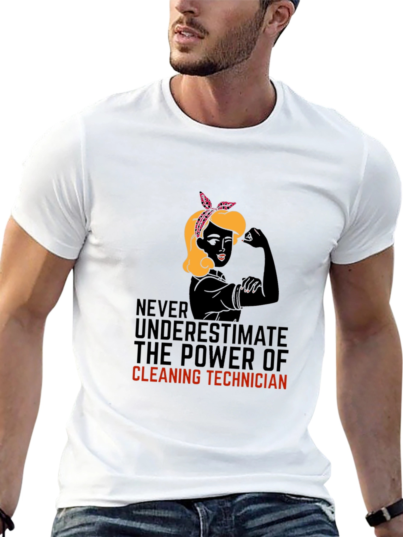 Cleaning Technician Power T-Shirt