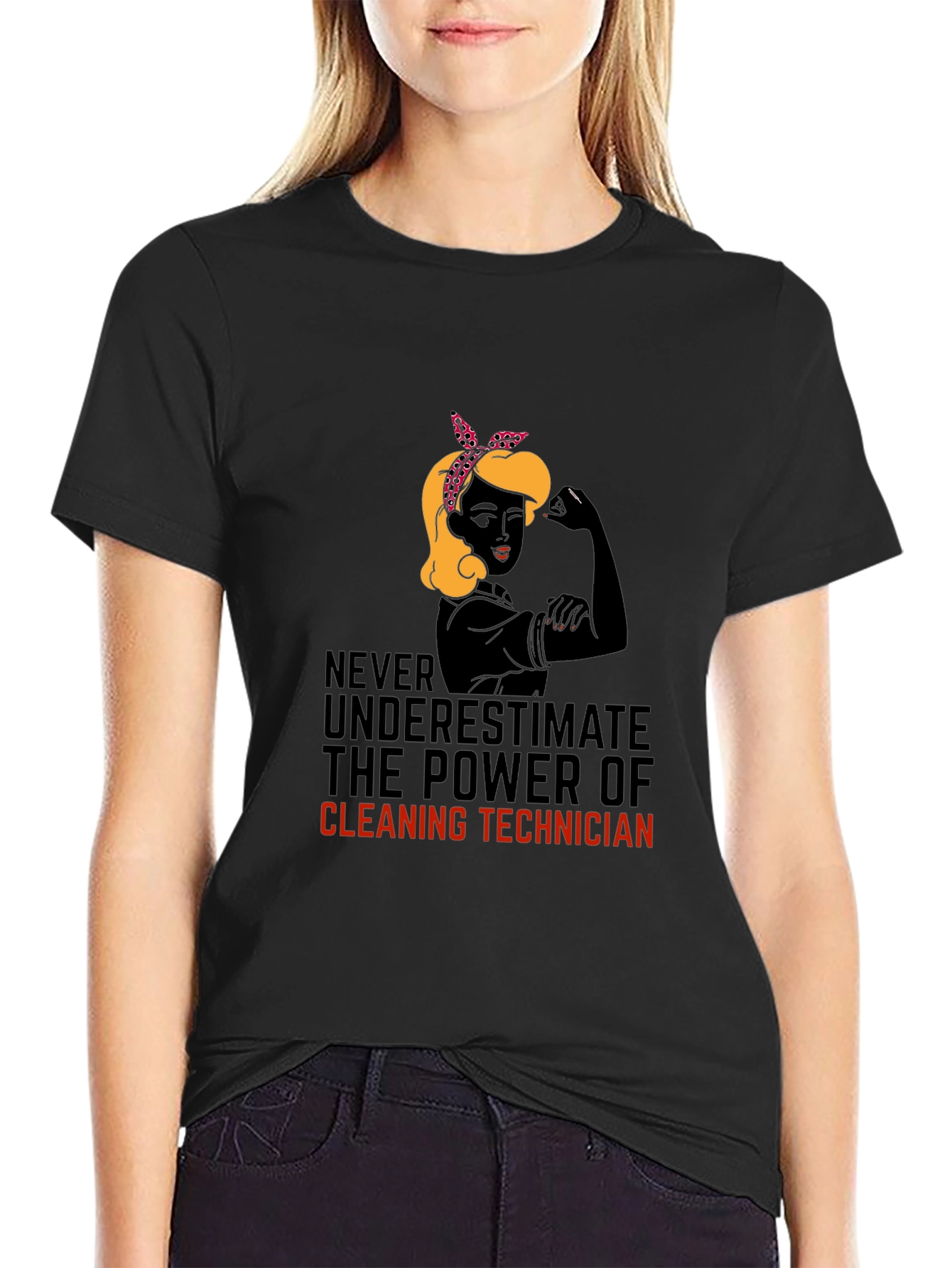 Cleaning Technician Power T-Shirt