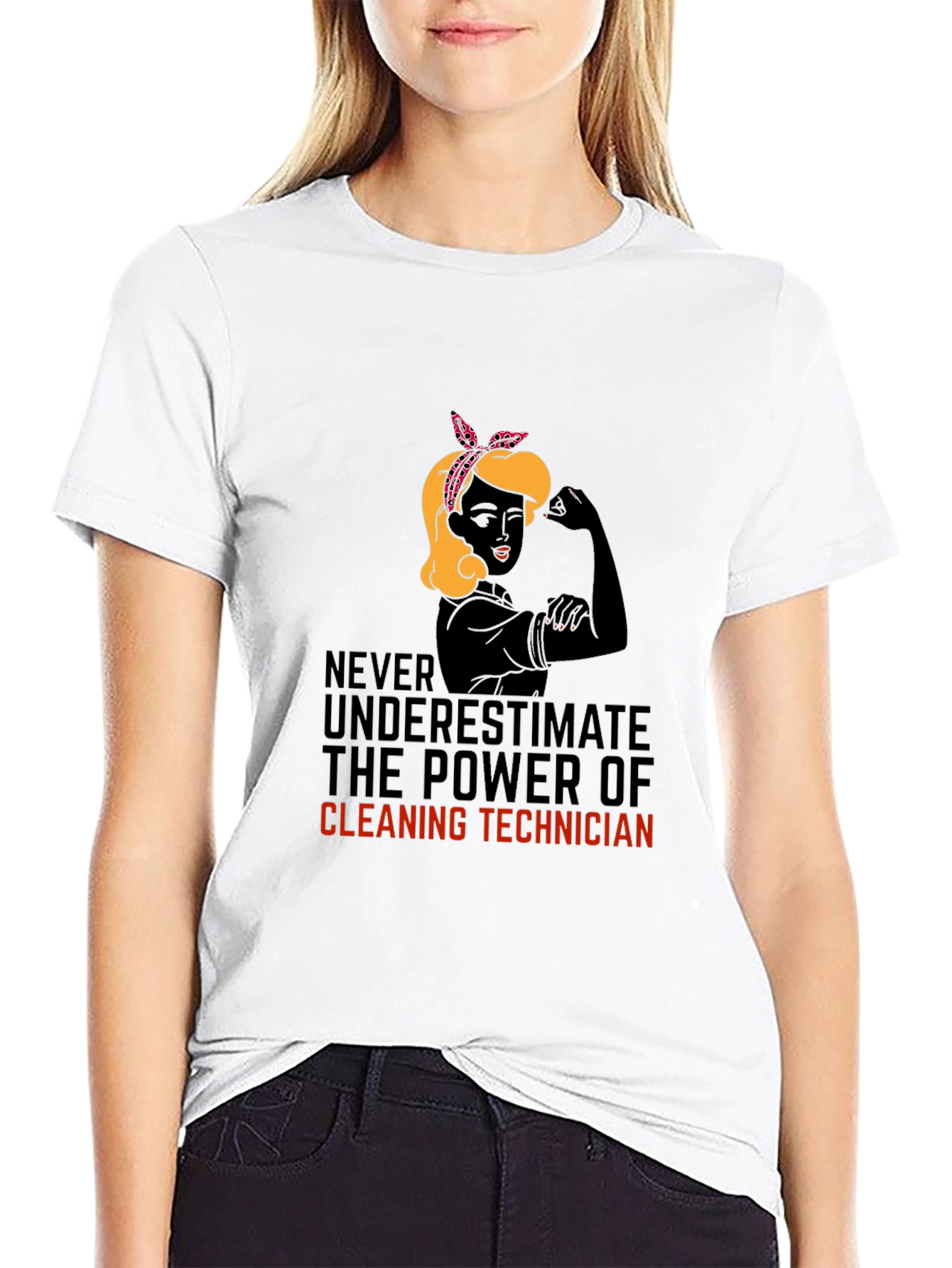 Cleaning Technician Power T-Shirt